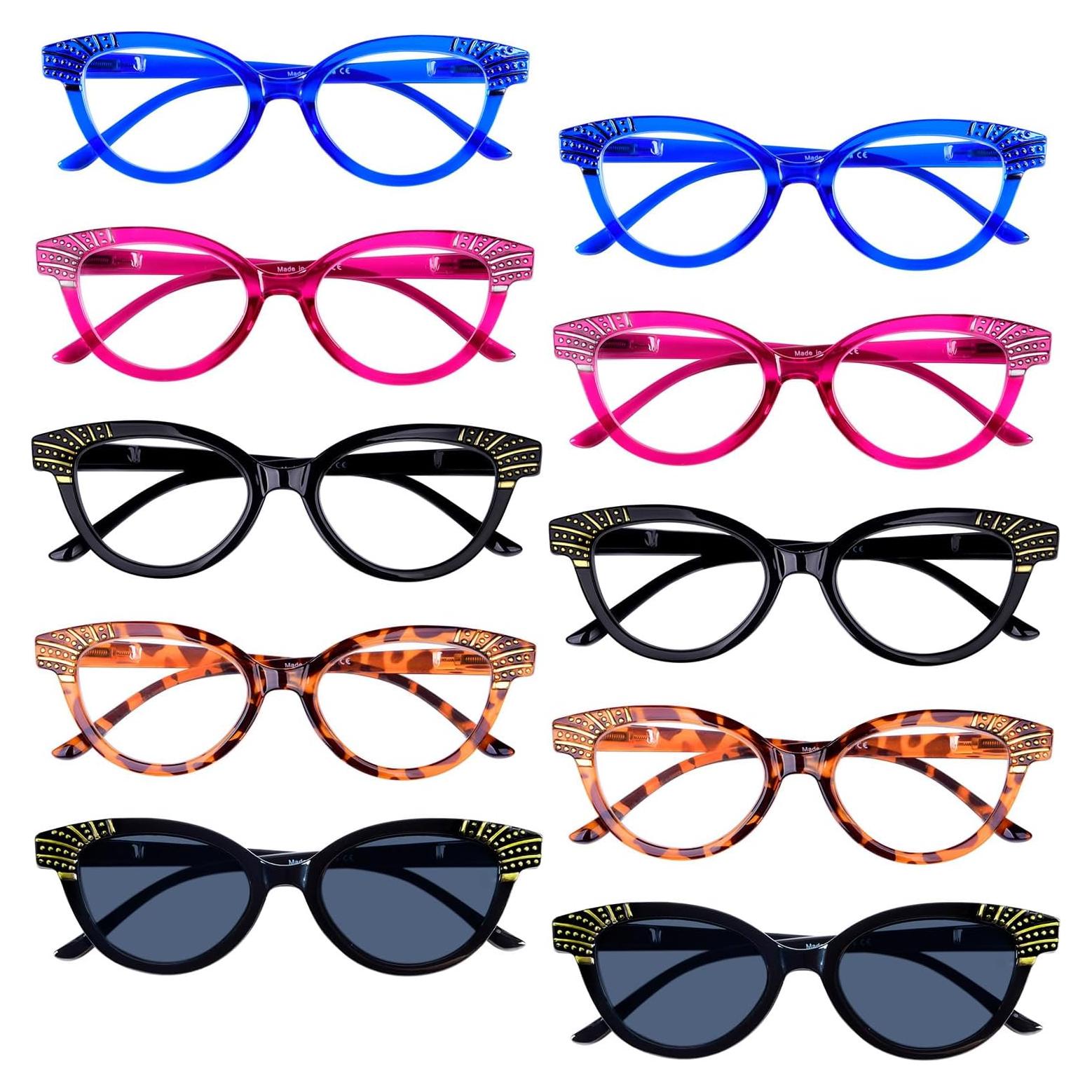 Gafas de Lectura GUD 10 Paquetes para Mujeres 2.0x