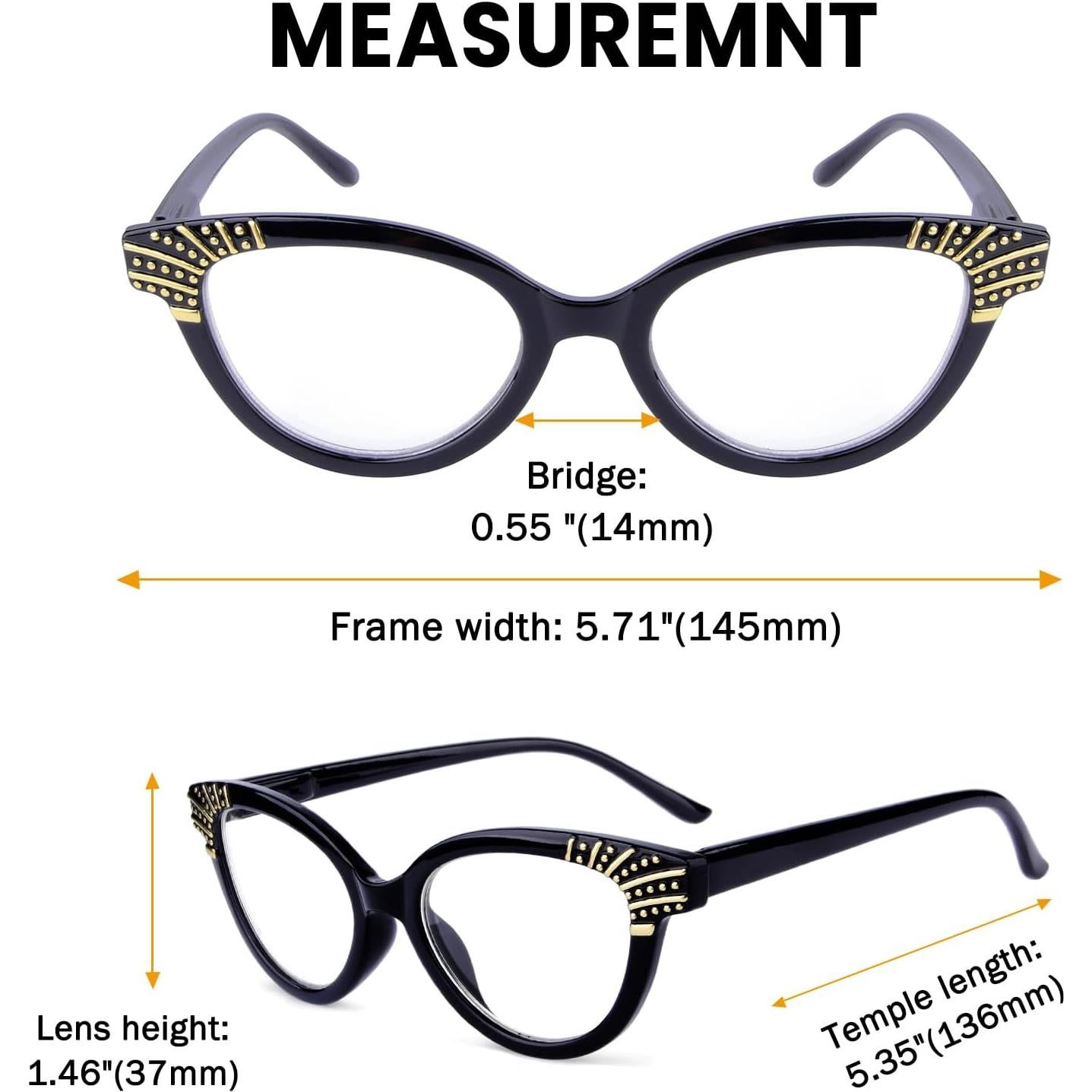 Gafas de Lectura GUD 10 Paquetes para Mujeres 2.0x