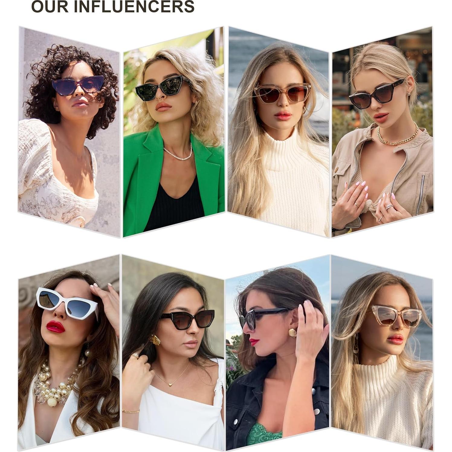 Gafas de sol cuadradas SOJOS polarizadas UV400 para unisex