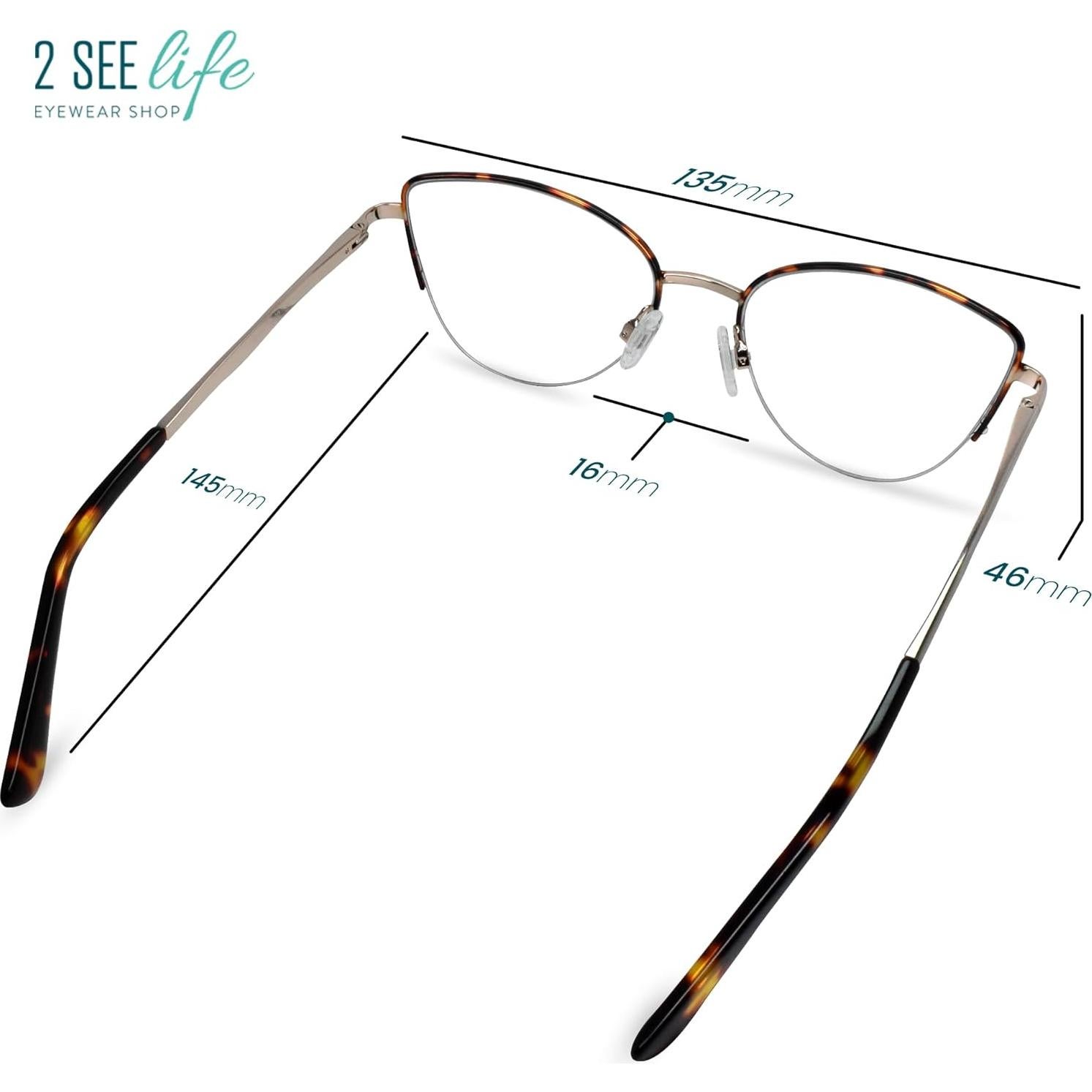 Gafas de lectura ojo de gato 1.75 Carey 2SeeLife