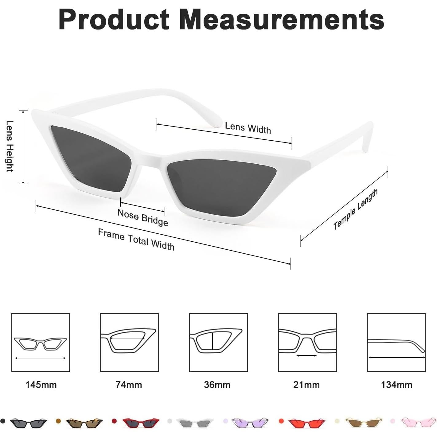 Gafas de sol FEISEDY B2291 estilo ojo de gato UV400