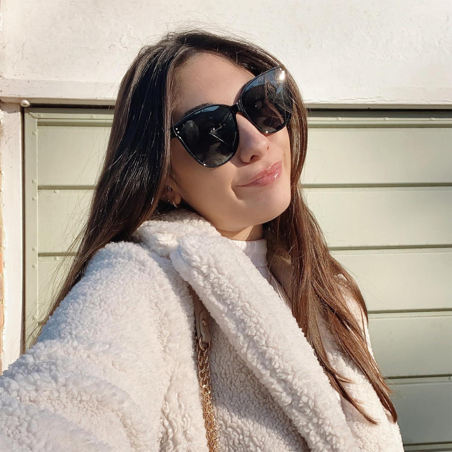 Gafas de sol polarizadas LVIOE ojo de gato UV400 para mujeres