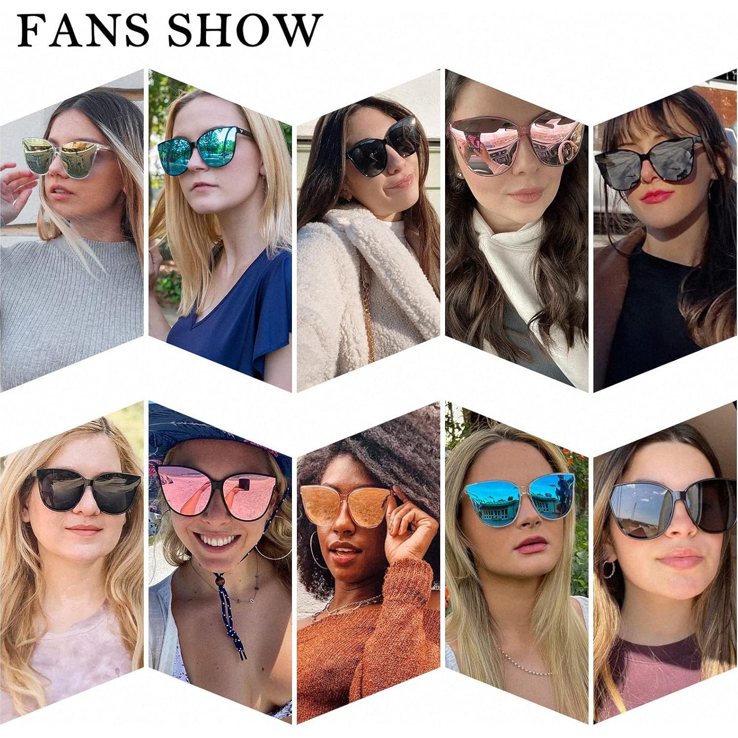 Gafas de sol polarizadas LVIOE ojo de gato UV400 para mujeres