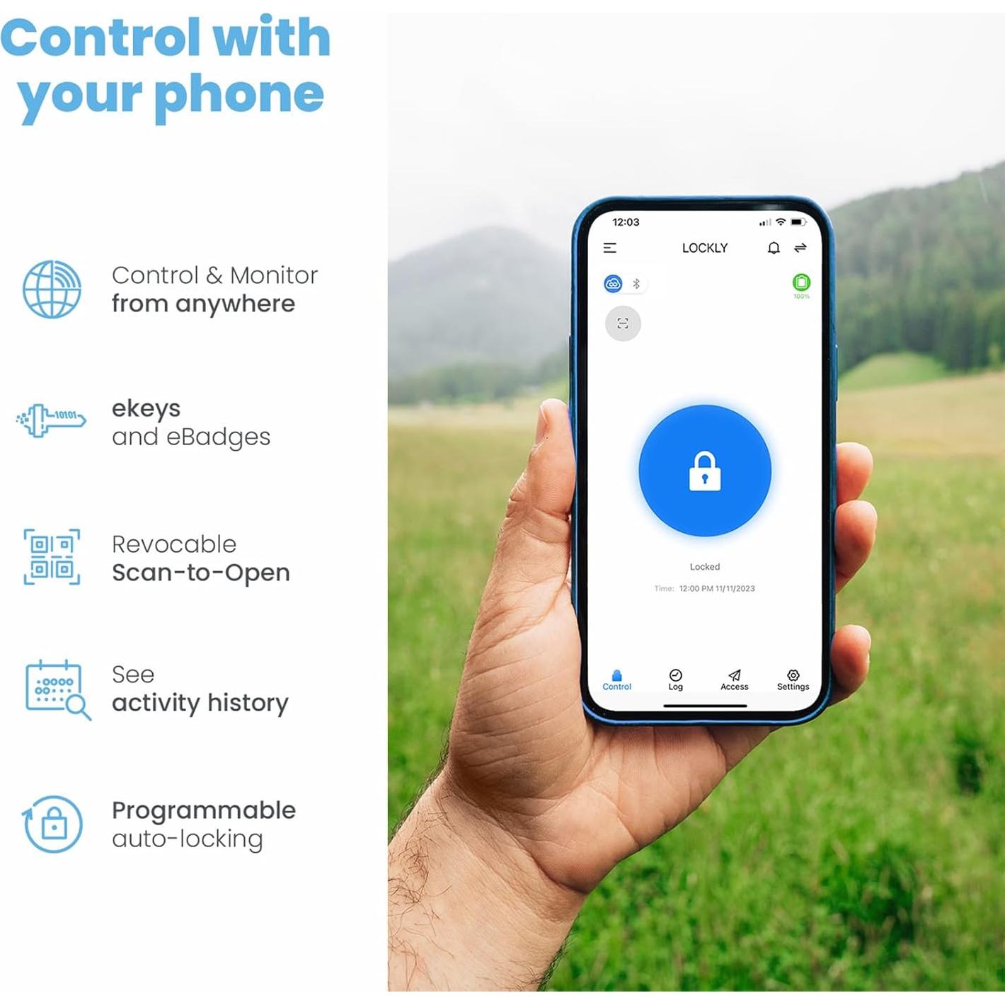 Cerradura Inteligente Lockly Secure Pro con Huella y Wi-Fi