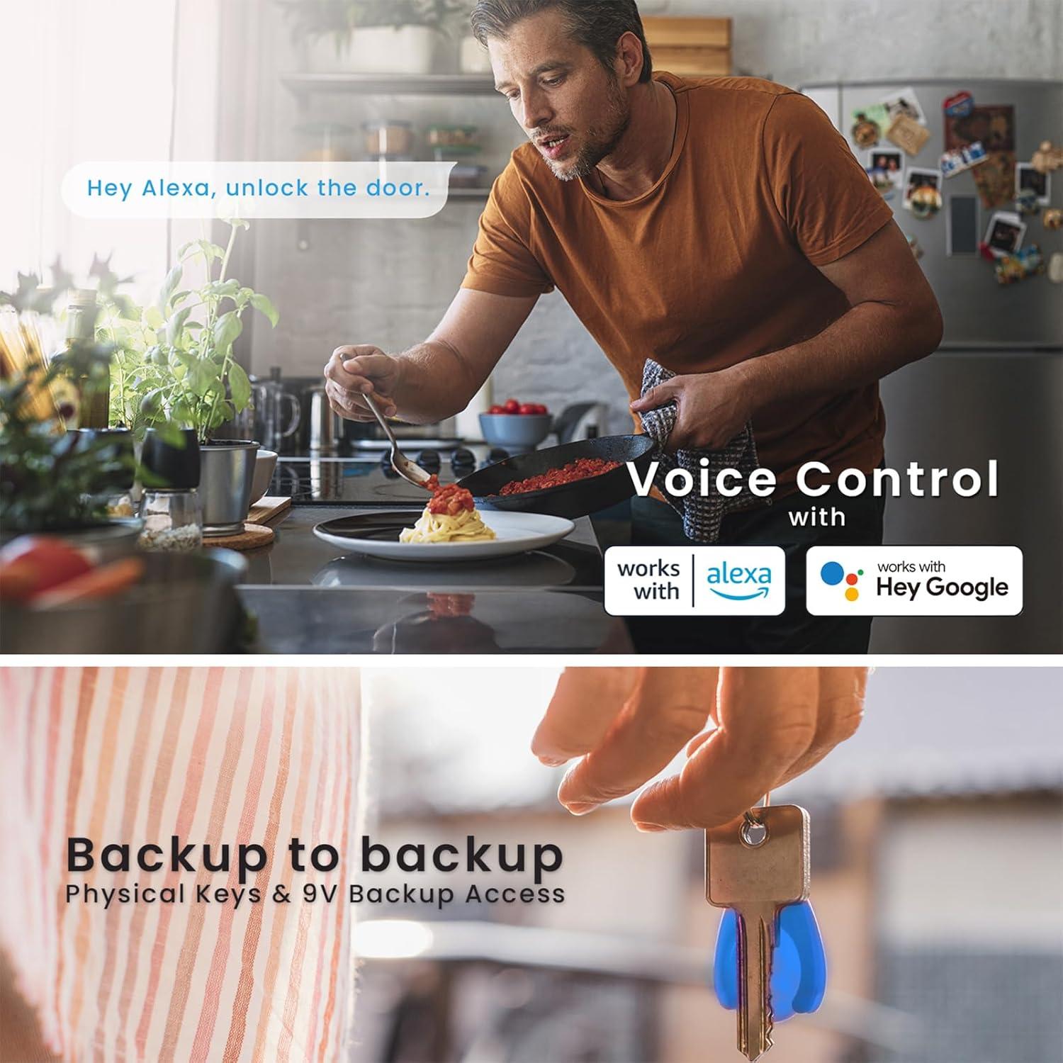 Cerradura Inteligente Lockly Secure Pro con Huella y Wi-Fi