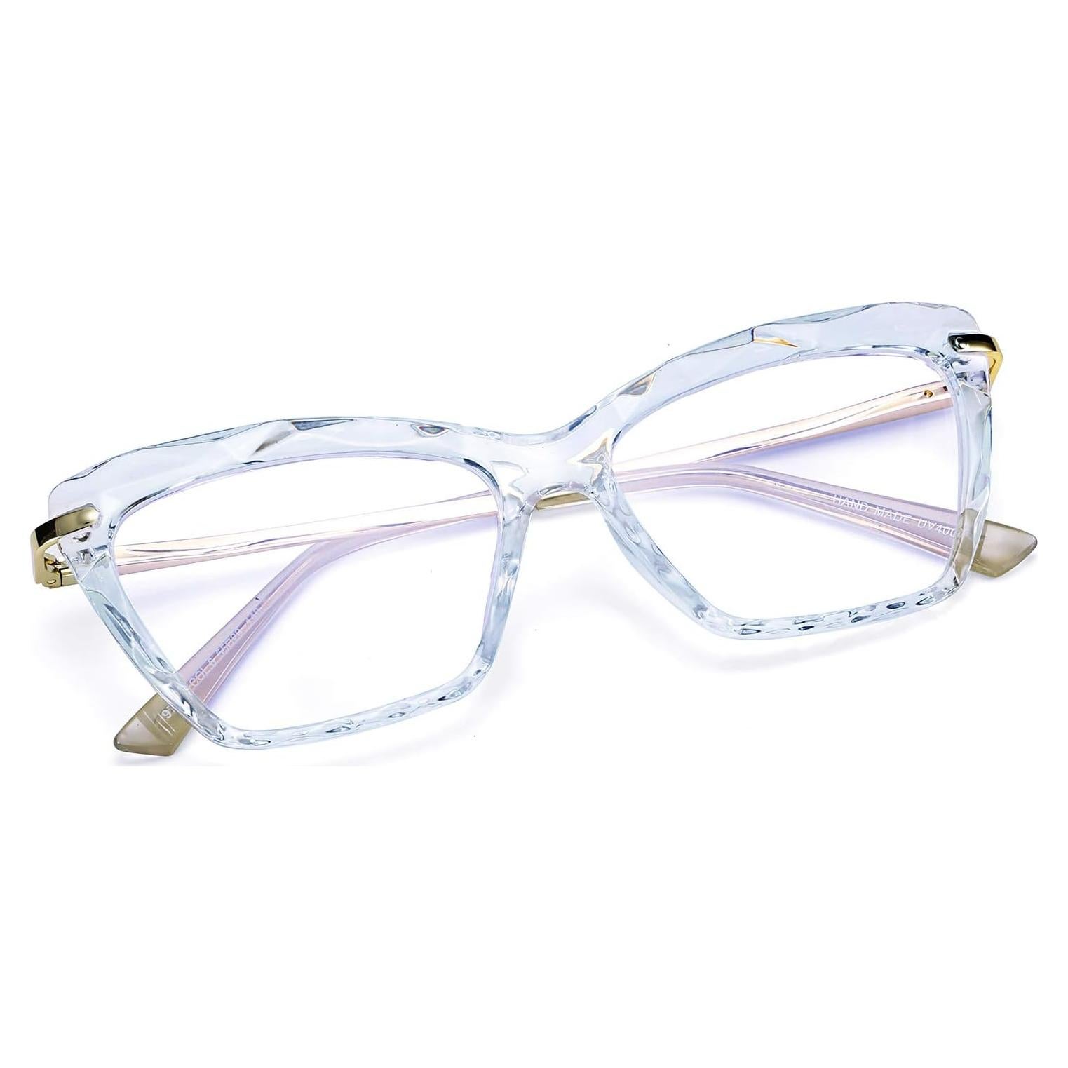 Gafas de Ojo de Gato FEISEDY con Bloqueo Luz Azul 55mm