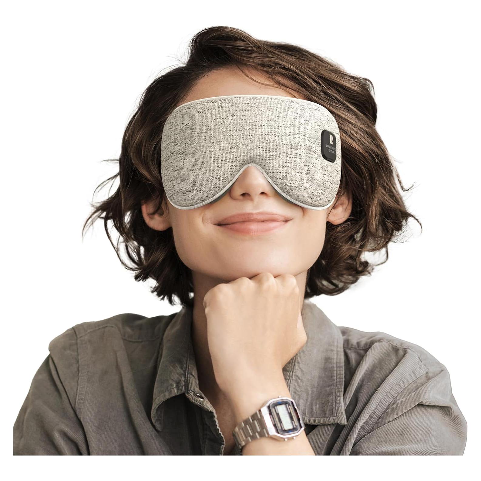 Máscara de Ojos Calentada Rythboom EM01 Inalámbrica Gris