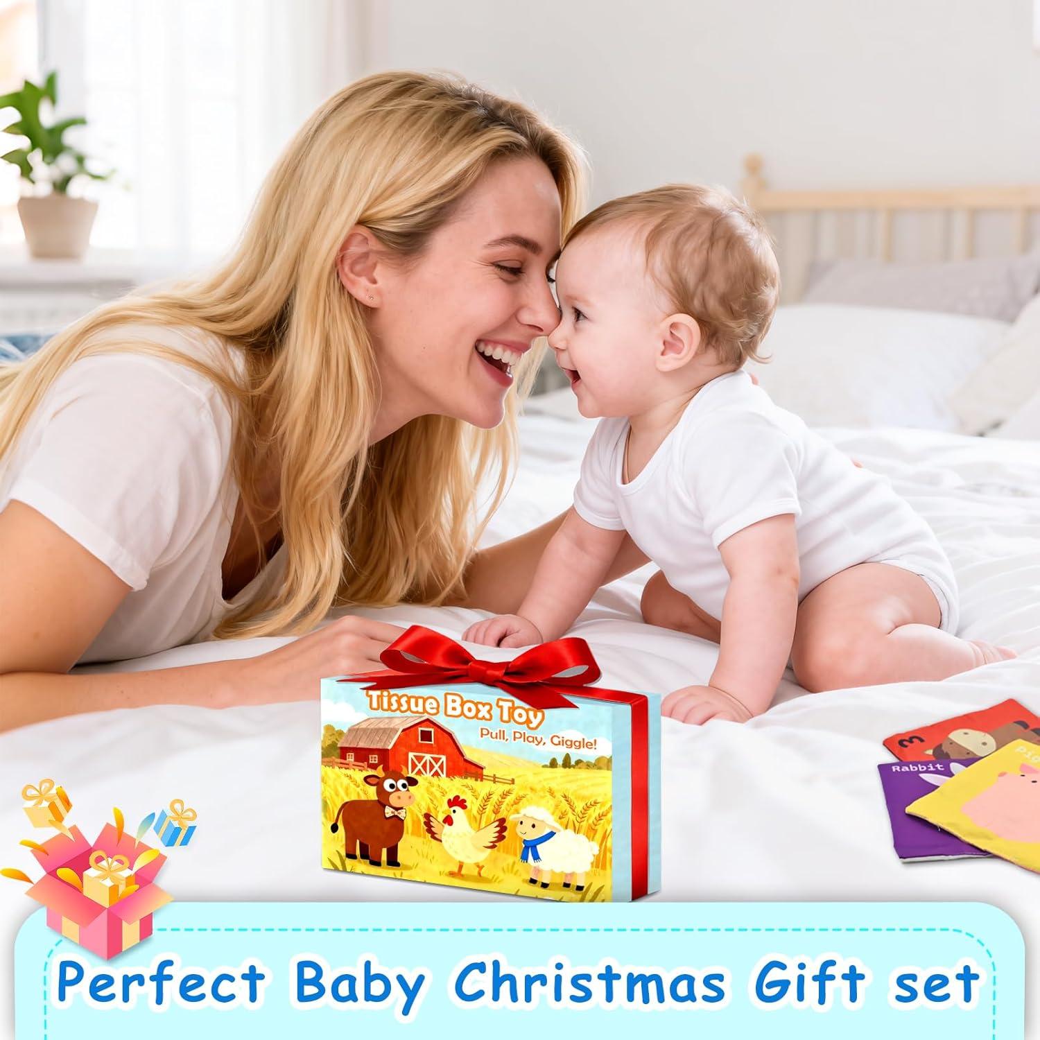 Caja de Tejidos Sensoriales Montessori Weirtoya para Bebés