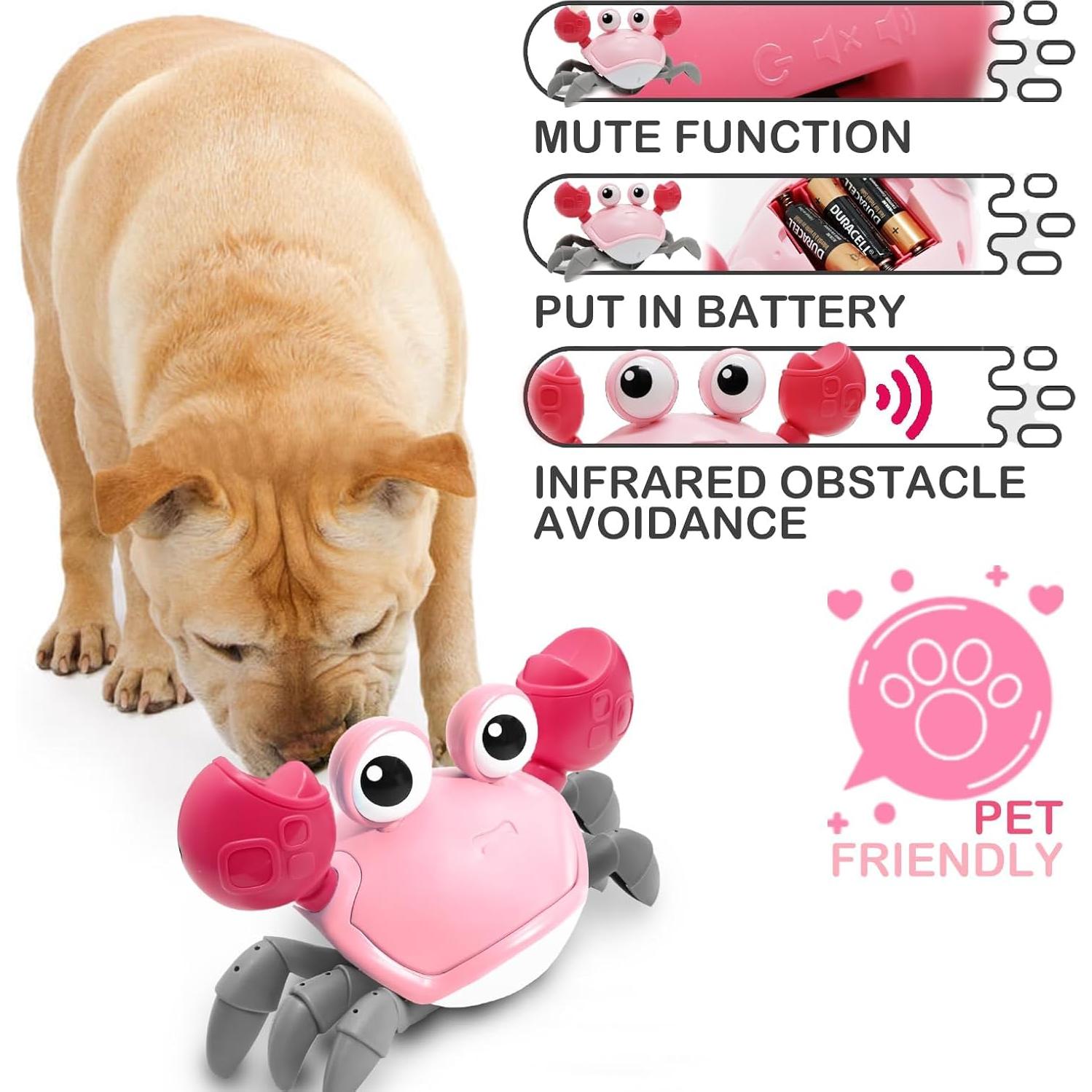 Juguete Cangrejo Pbooo para Bebés 3-6 Meses con Música