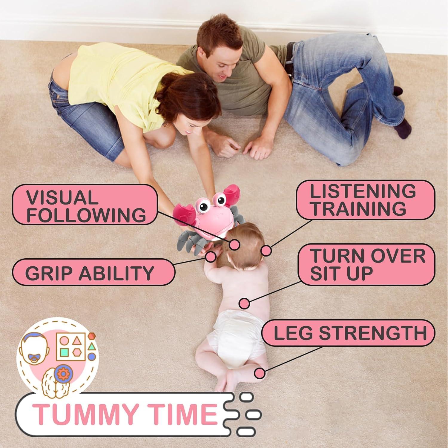 Juguete Cangrejo Pbooo para Bebés 3-6 Meses con Música