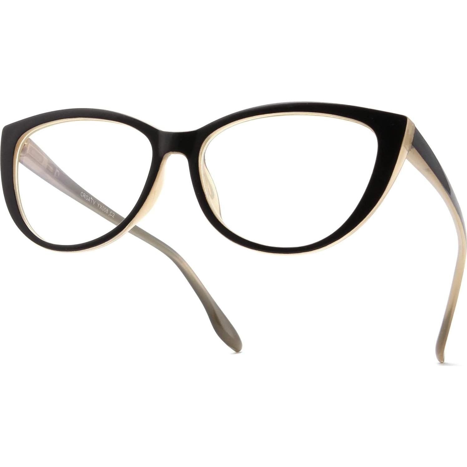 CRGATV 3 Pack Reading Glasses Blue Light Blocking Stylish Cat Eye Computer Readers Anti Eyestrain & Glare for Women