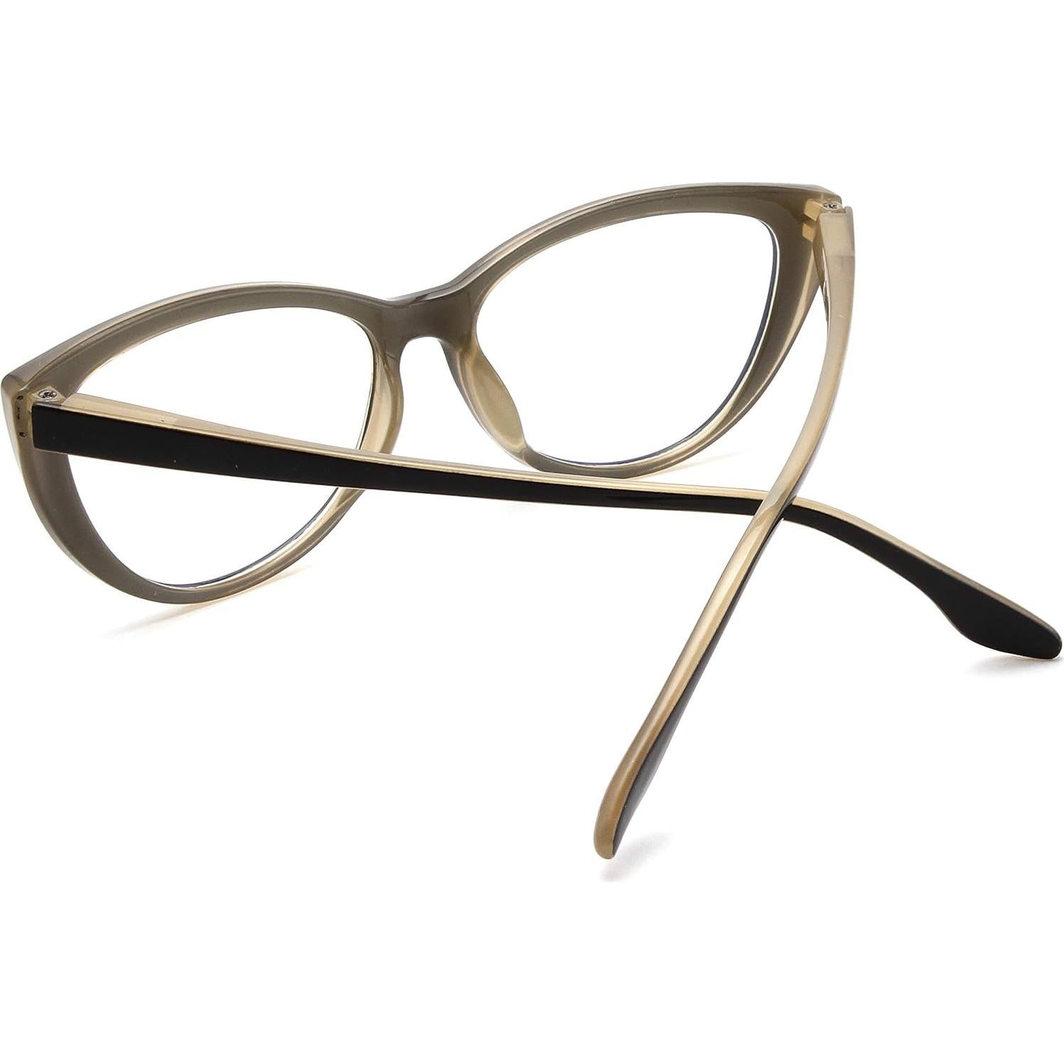 CRGATV 3 Pack Reading Glasses Blue Light Blocking Stylish Cat Eye Computer Readers Anti Eyestrain & Glare for Women