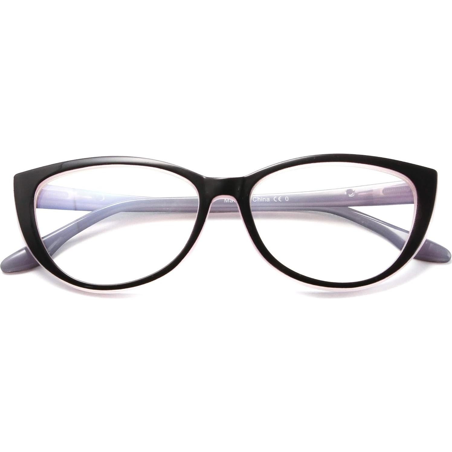 CRGATV 3 Pack Reading Glasses Blue Light Blocking Stylish Cat Eye Computer Readers Anti Eyestrain & Glare for Women