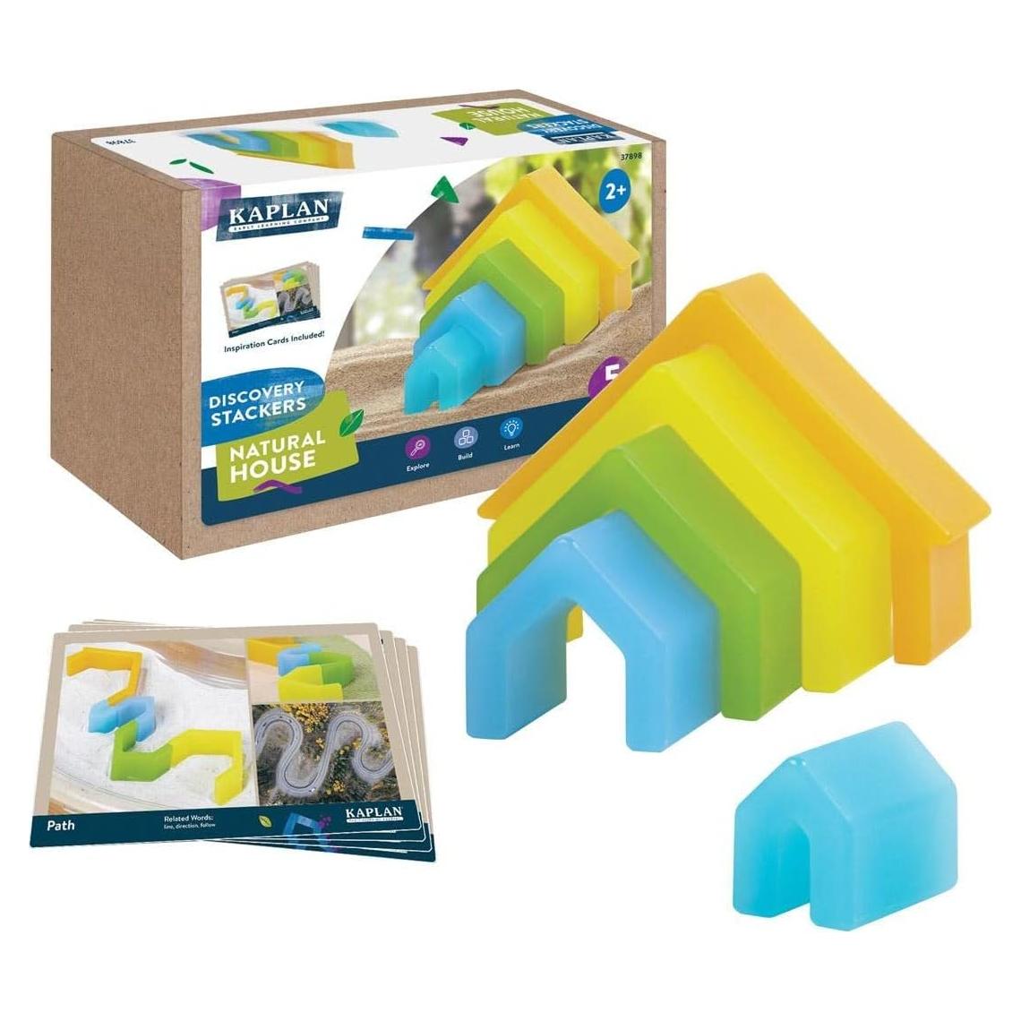 Apiladores de Descubrimiento Kaplan - Casa Natural - 5 Piezas