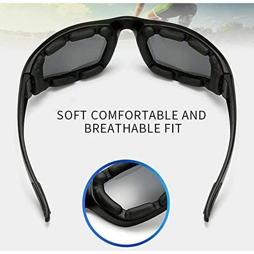 Gafas de Motocicleta Allhave S16 UV Anti-Viento 3 Pcs