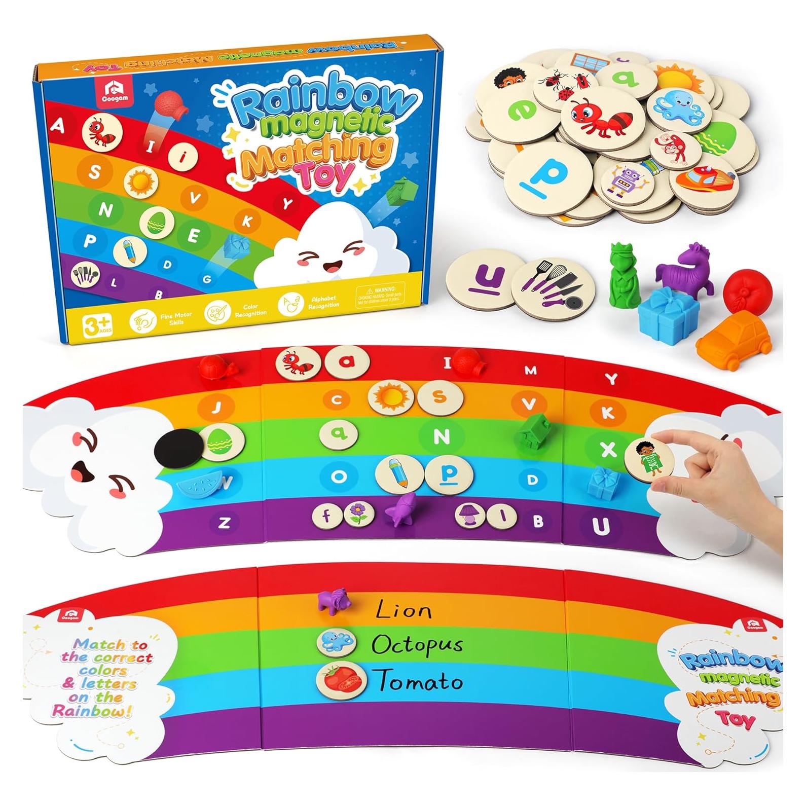 Juguete Educativo Coogam Alfabeto Arcoíris 1.21 kg 3+ Años