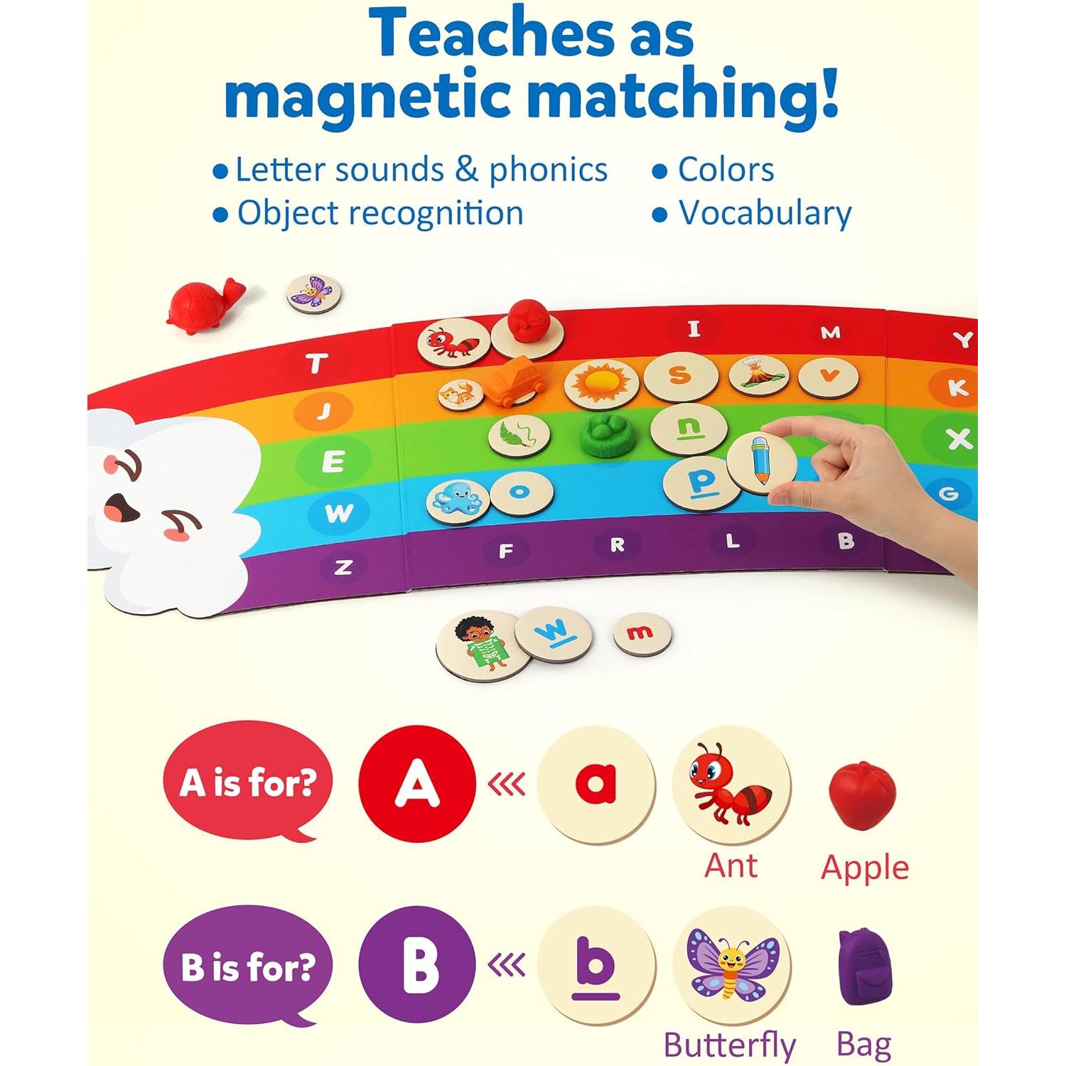 Juguete Educativo Coogam Alfabeto Arcoíris 1.21 kg 3+ Años