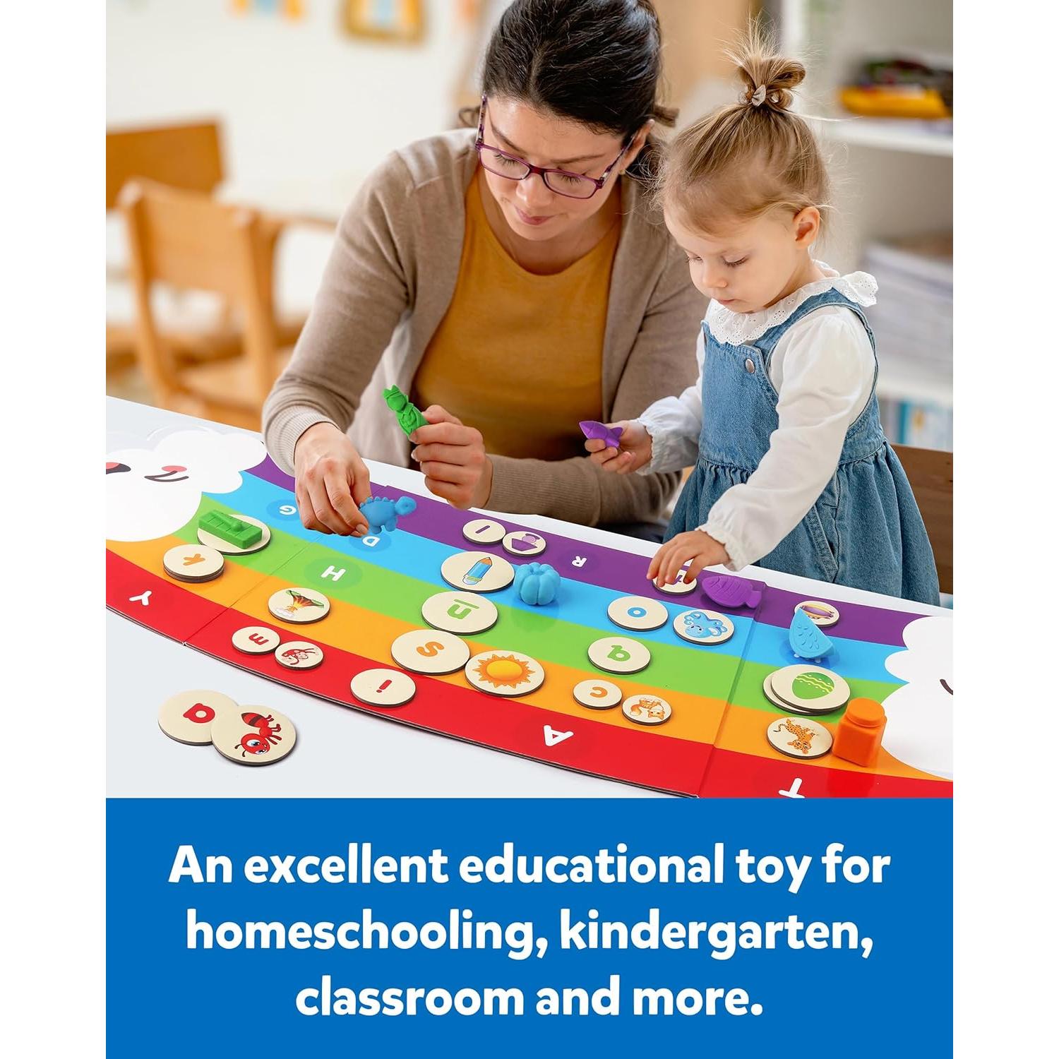 Juguete Educativo Coogam Alfabeto Arcoíris 1.21 kg 3+ Años