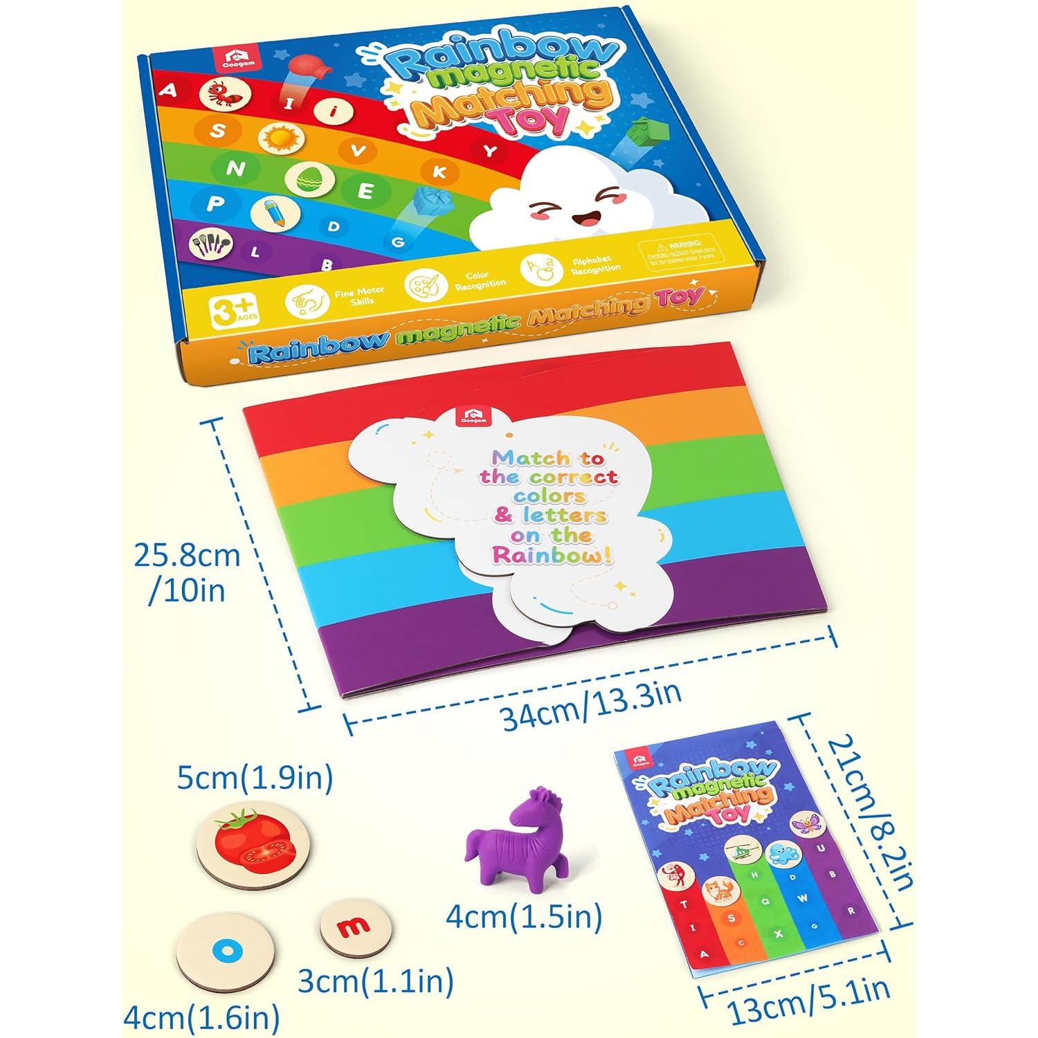 Juguete Educativo Coogam Alfabeto Arcoíris 1.21 kg 3+ Años