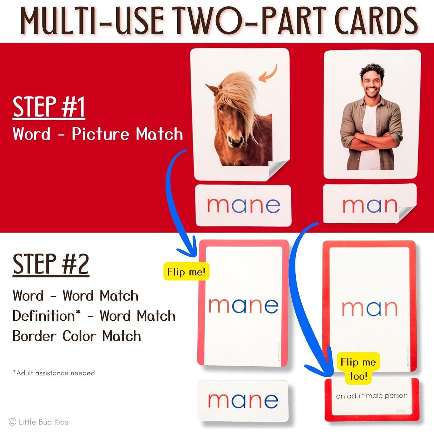 Bloques Mágicos de Lectura CVCe Little Bud Kids - 3 a 7 Años