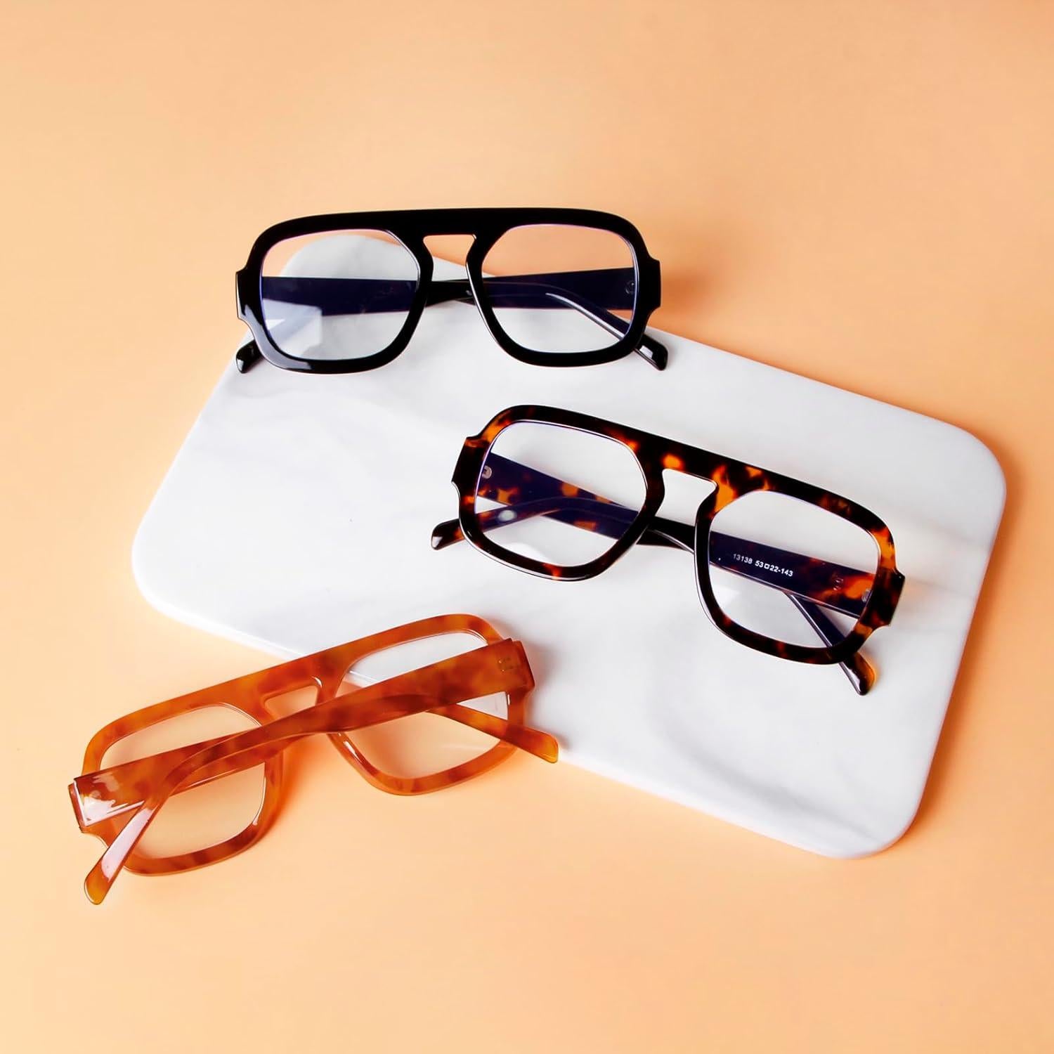 Gafas de Moda ADE WU para Mujeres Retro Cuadradas 54mm