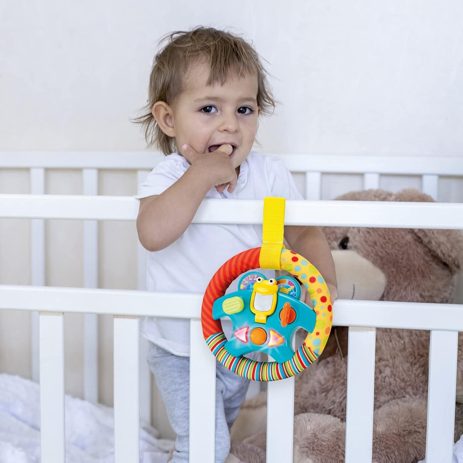 Juguete Volante KiddoLab con Música y Luces para Bebés