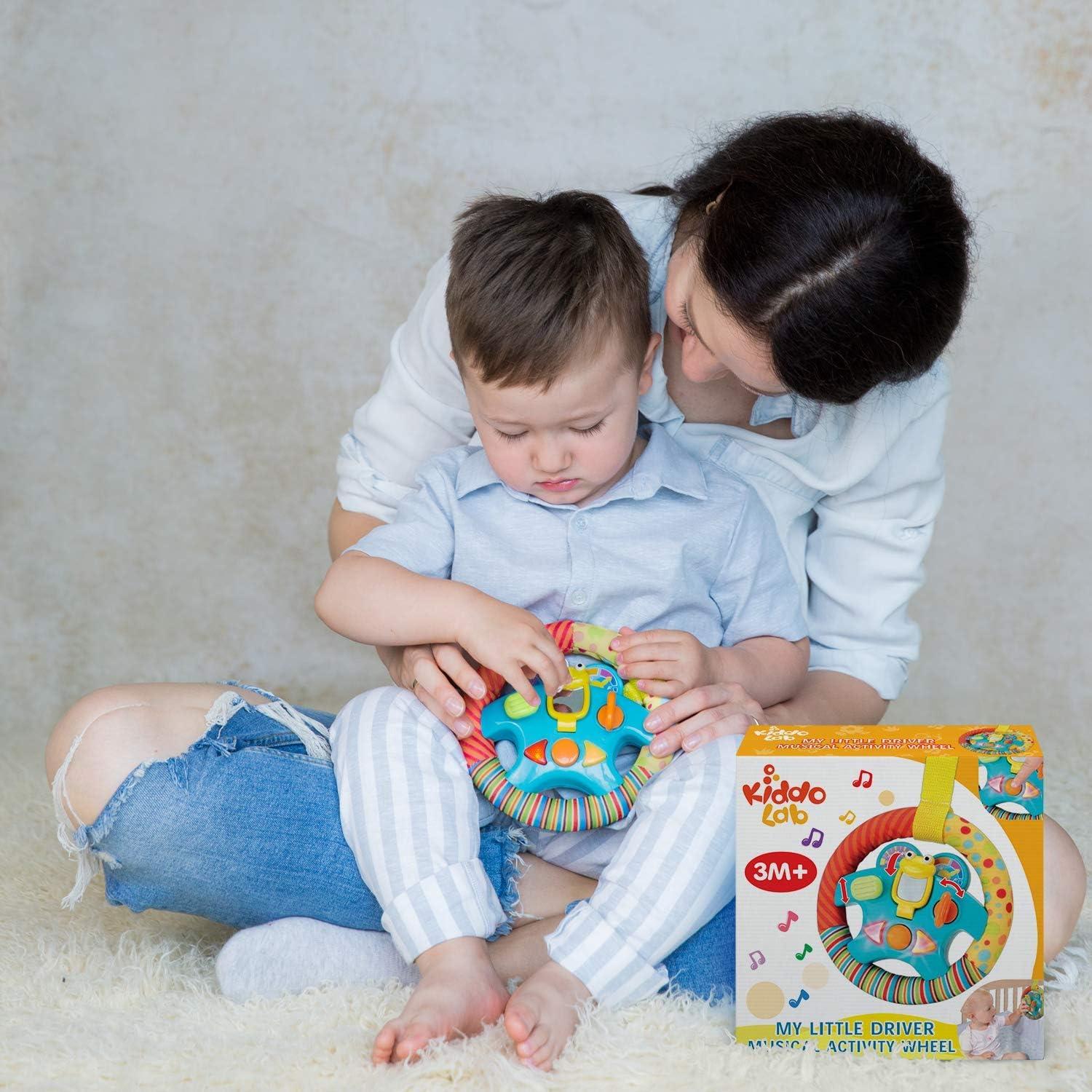 Juguete Volante KiddoLab con Música y Luces para Bebés