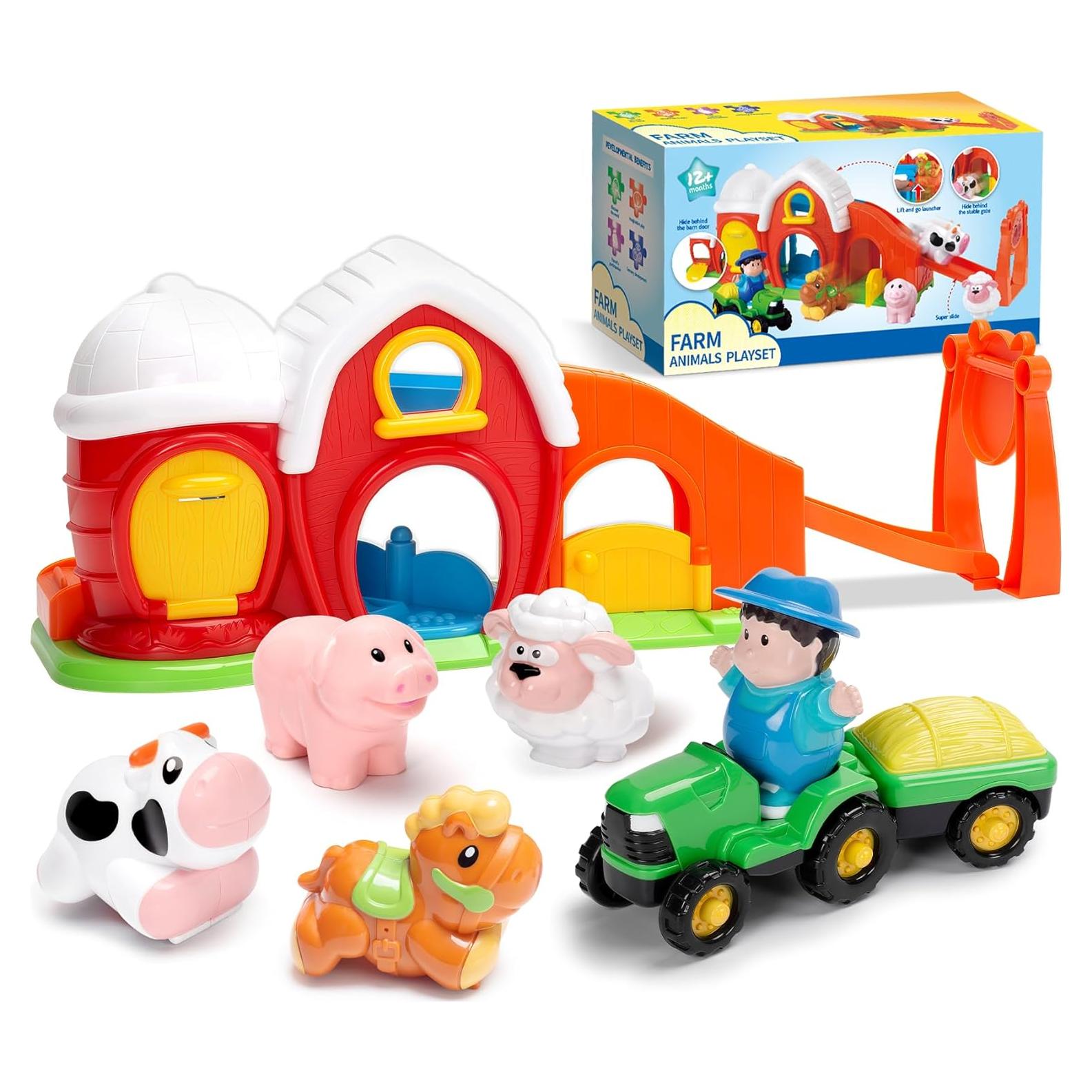 Set de Juego de Granja Officygnet con Animales y Tractor