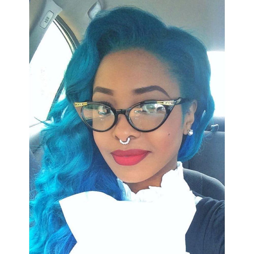 Gafas Ojo de Gato Transparentes con Rhinestones Vintage