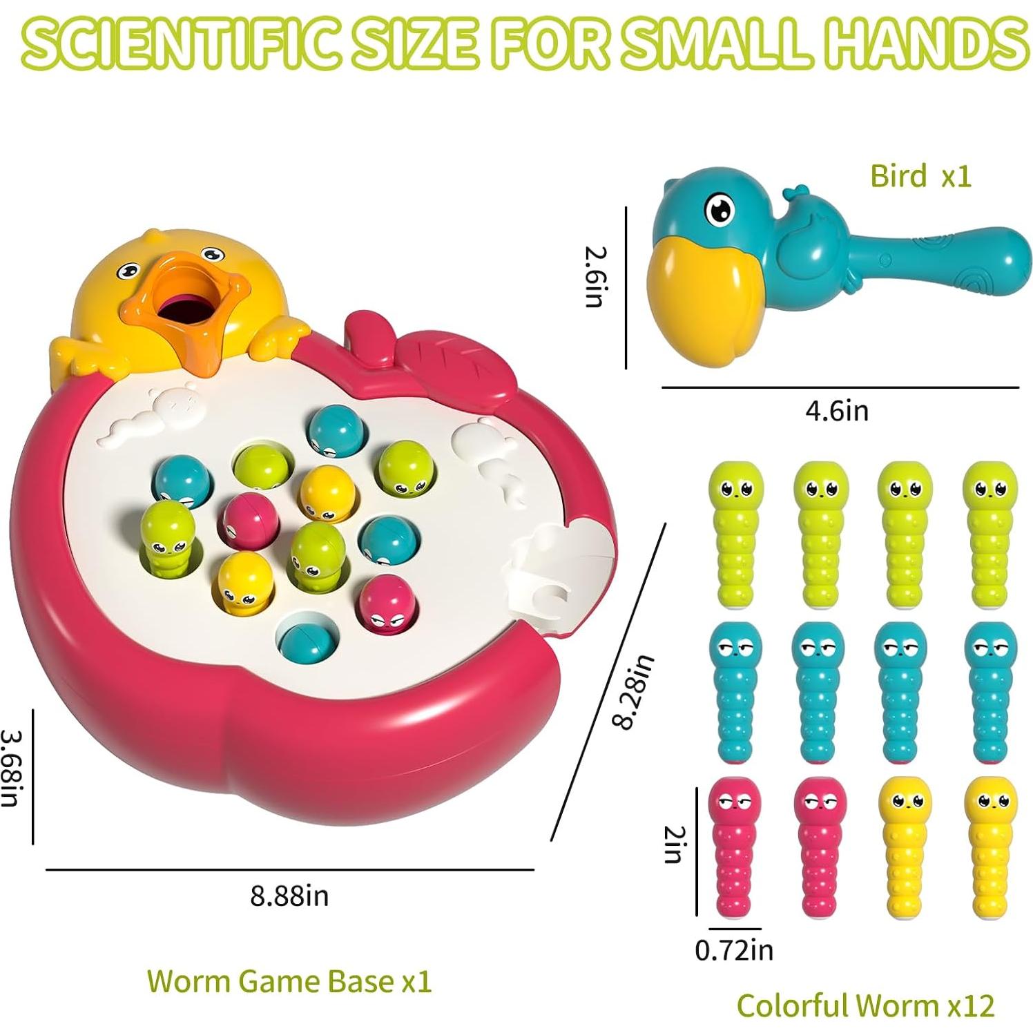 Juguete Magnético de Picamaderos PANITU para Niños 2-4 Años