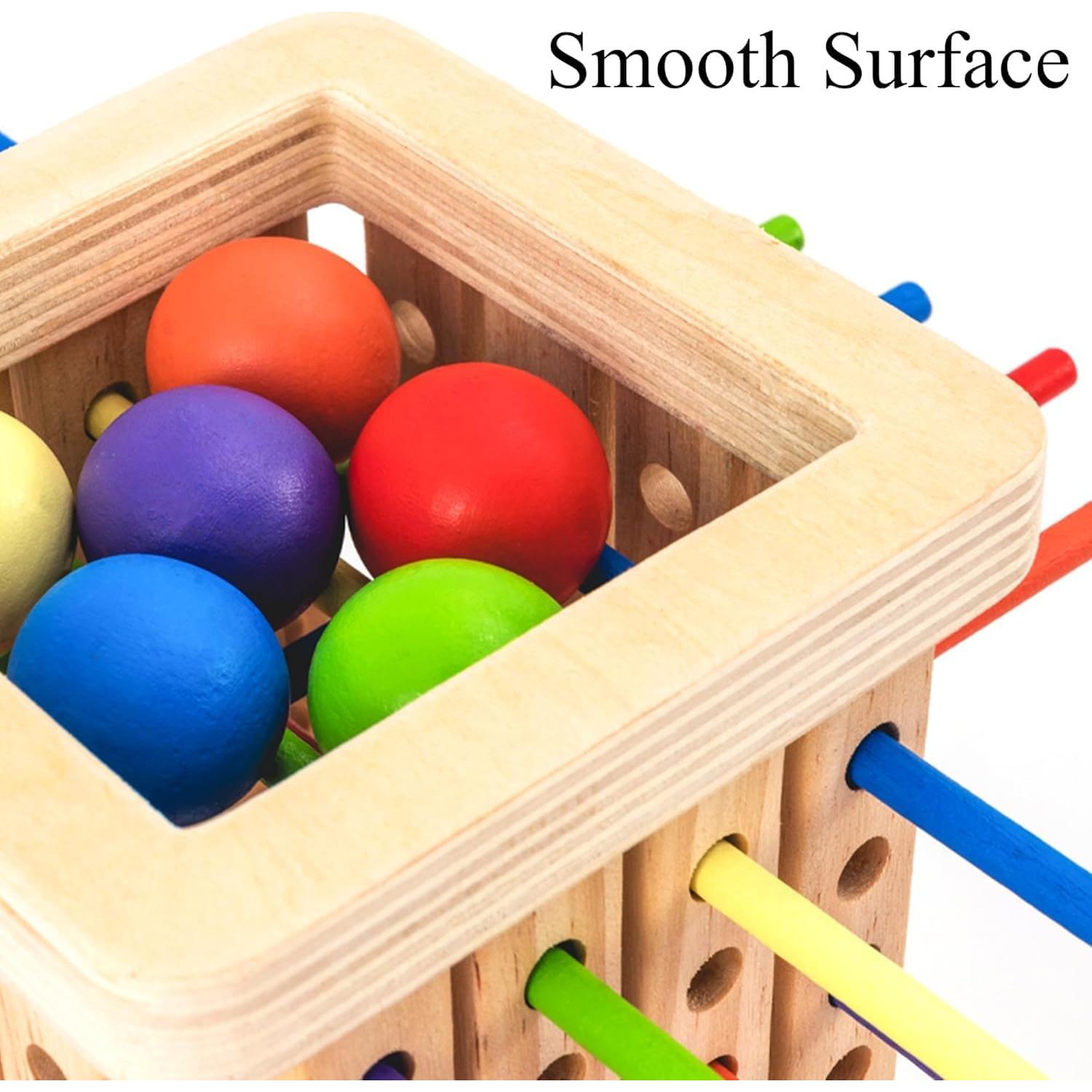 Juego de Mesa Montessori Pichoi de Madera para Niños 3-6 Años