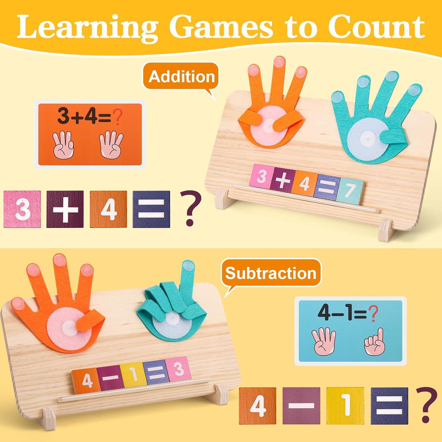 Juguetes Montessori Vodolo 2 en 1 Matemáticas 3-7 años