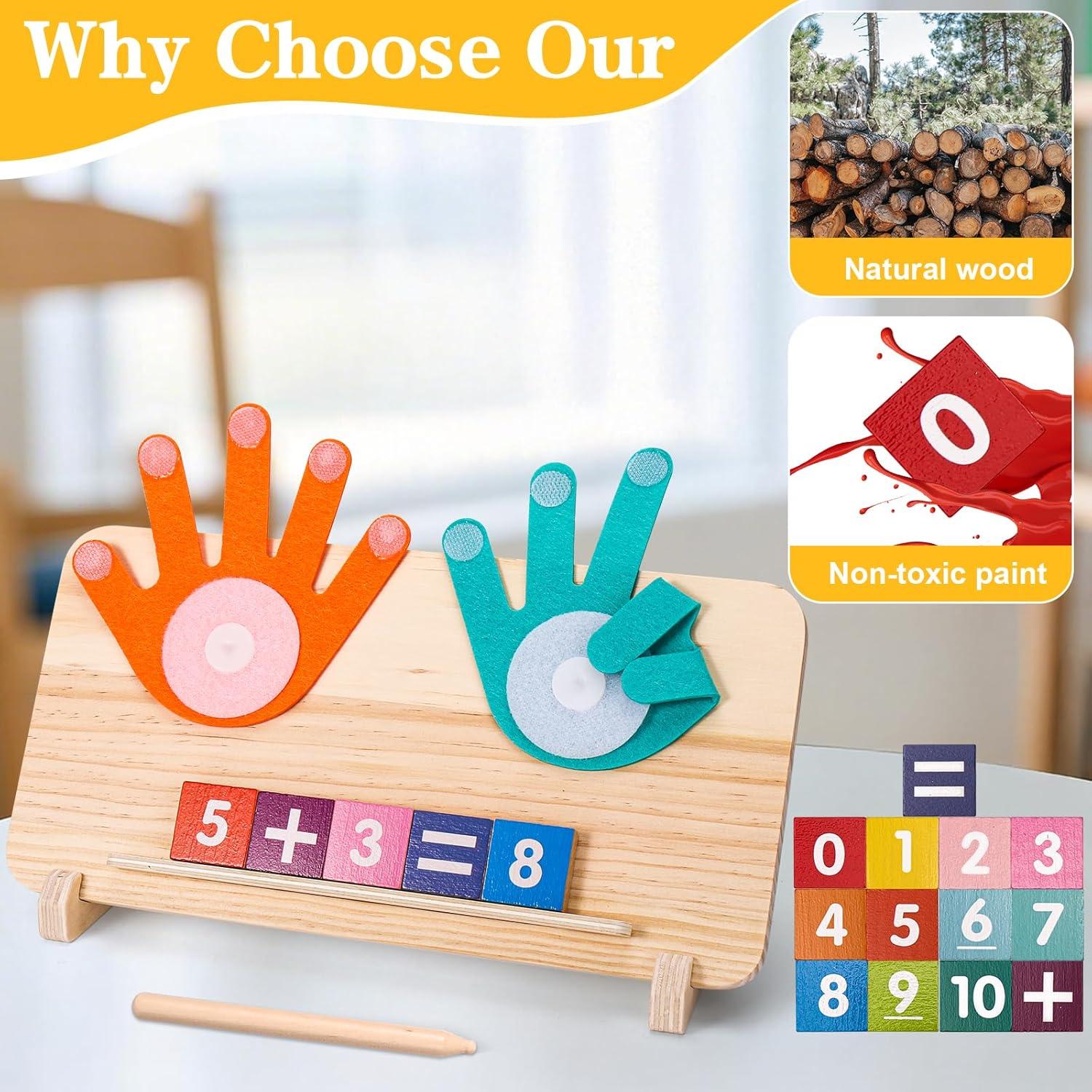 Juguetes Montessori Vodolo 2 en 1 Matemáticas 3-7 años