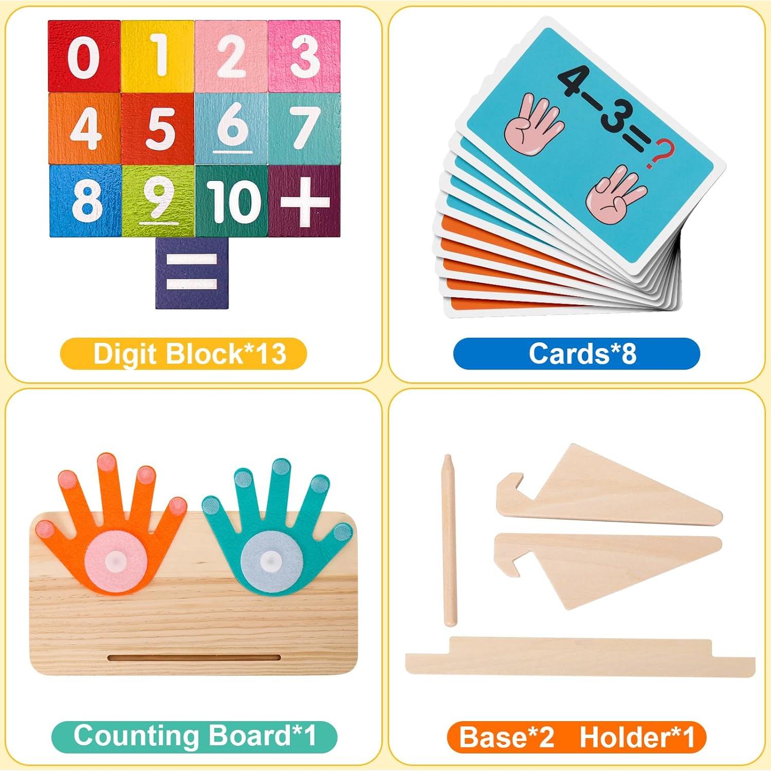 Juguetes Montessori Vodolo 2 en 1 Matemáticas 3-7 años