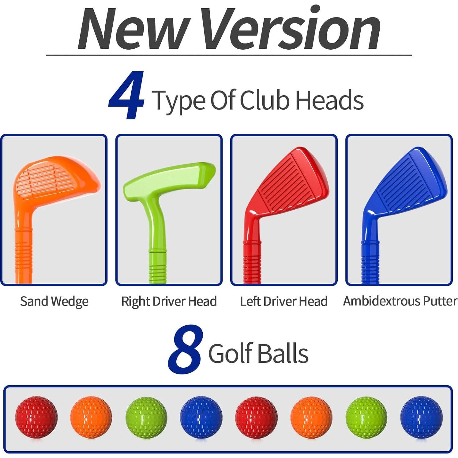 Conjunto de Golf Mejorado Bennol para Niños 3-7 Años