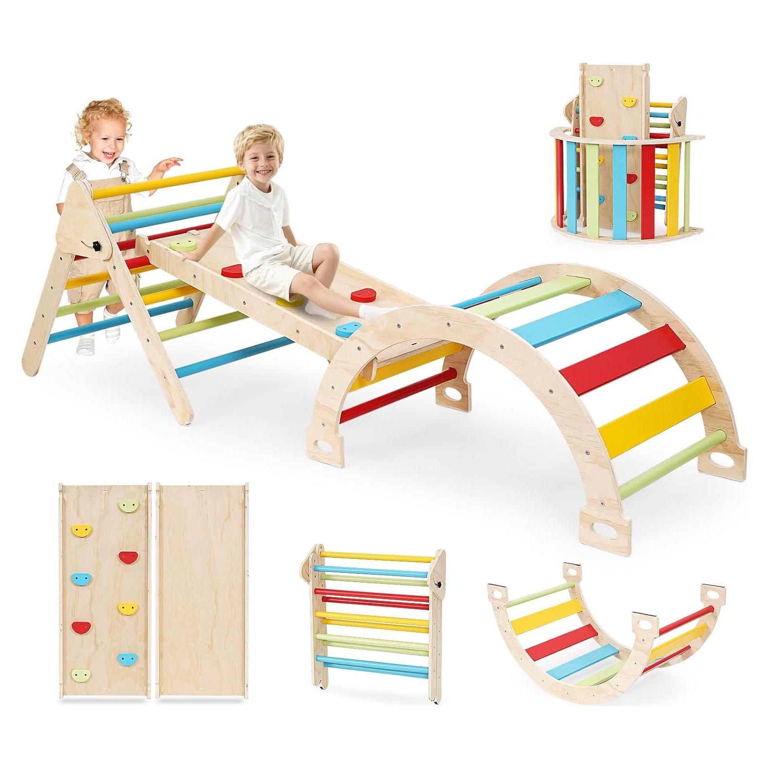Conjunto de Escalada Pikler 7 en 1 PAPAPROUD para Niños