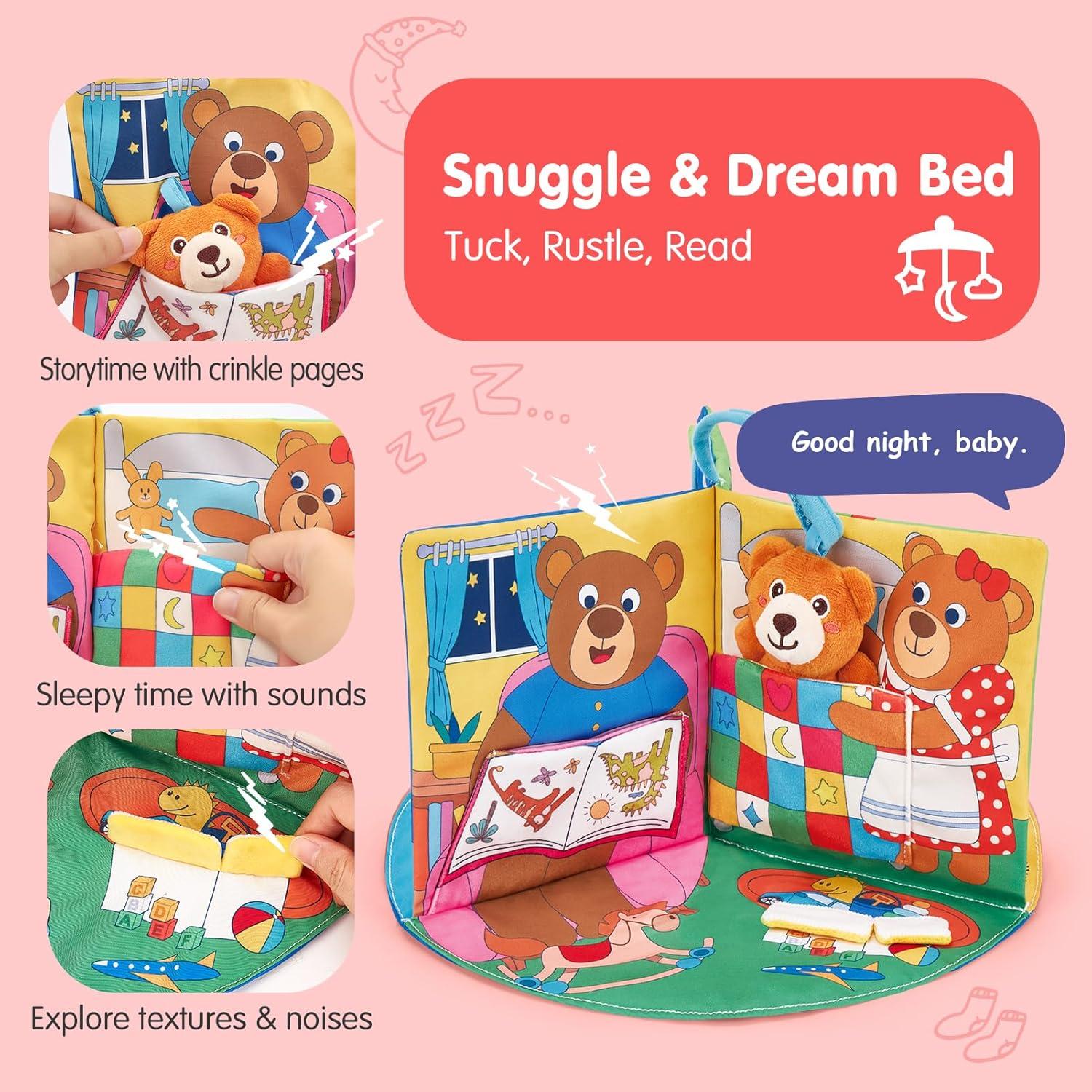 Libro de actividades interactivas Hahaland para bebés 0-1 año