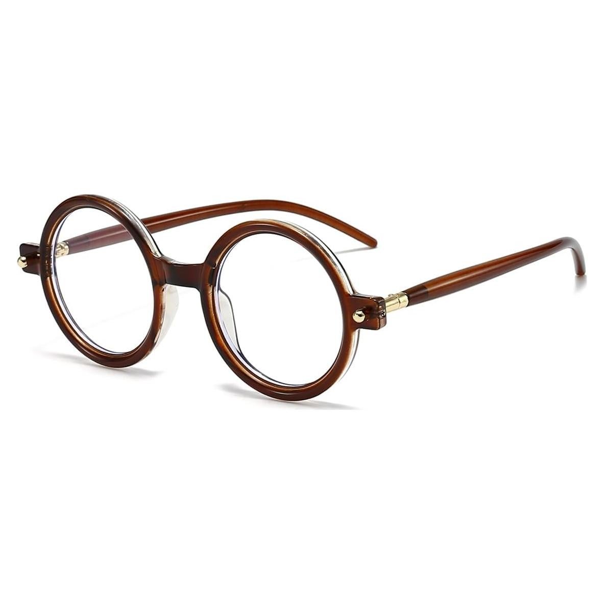 Gafas Redondas Gleyemor Vintage Unisex Anti Luz Azul