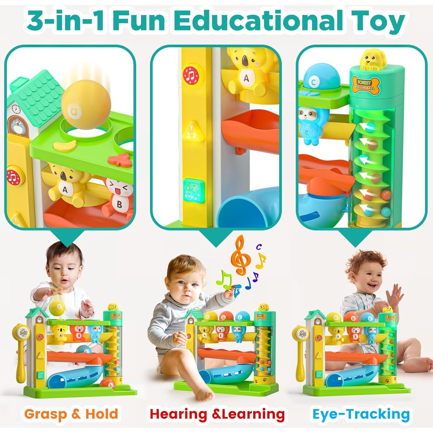 Juguete Musical de Caída de Pelotas HYC para Bebés 6-24 Meses