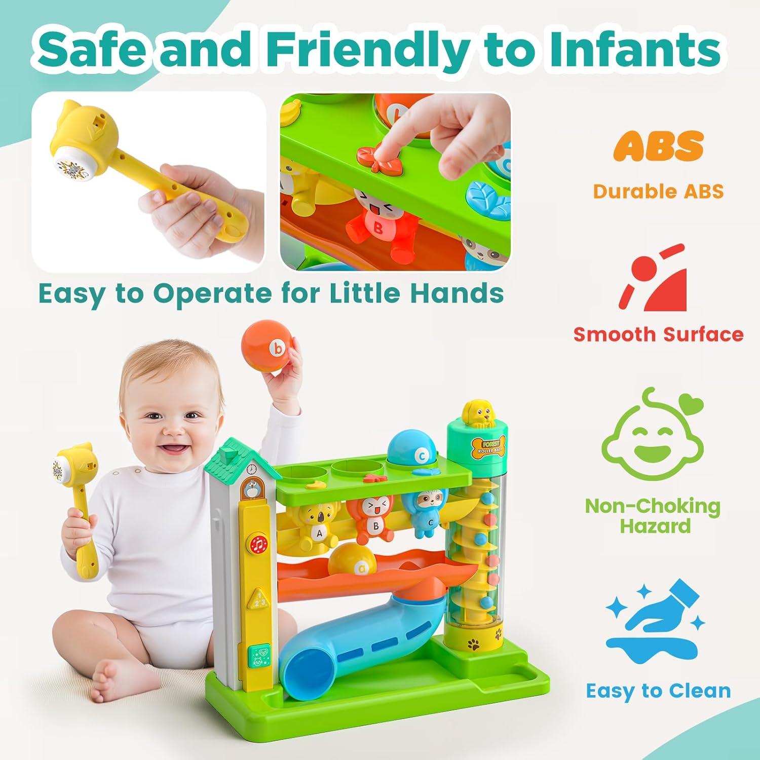 Juguete Musical de Caída de Pelotas HYC para Bebés 6-24 Meses