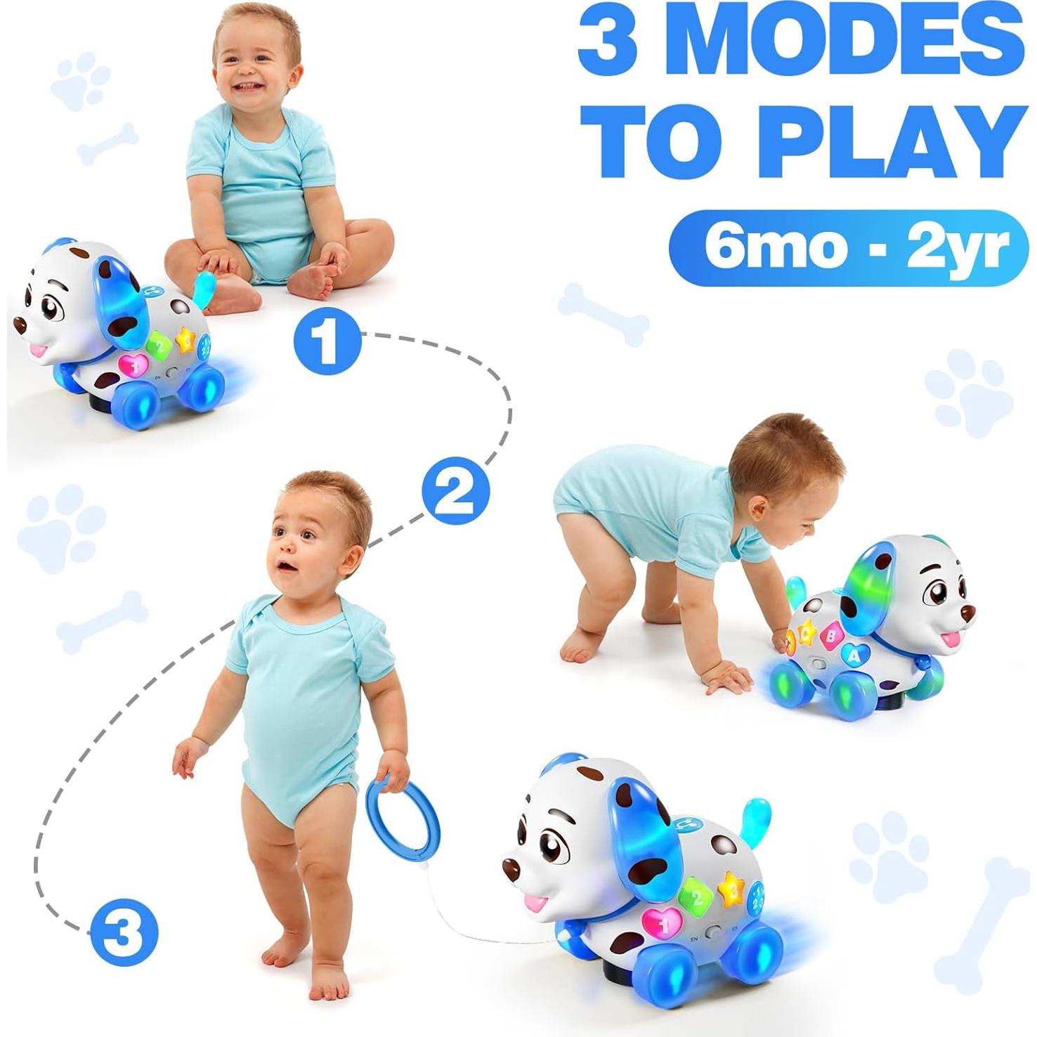 Juguete Musical Perrito HumorPlay 3 en 1 para Bebés 6-18 Meses
