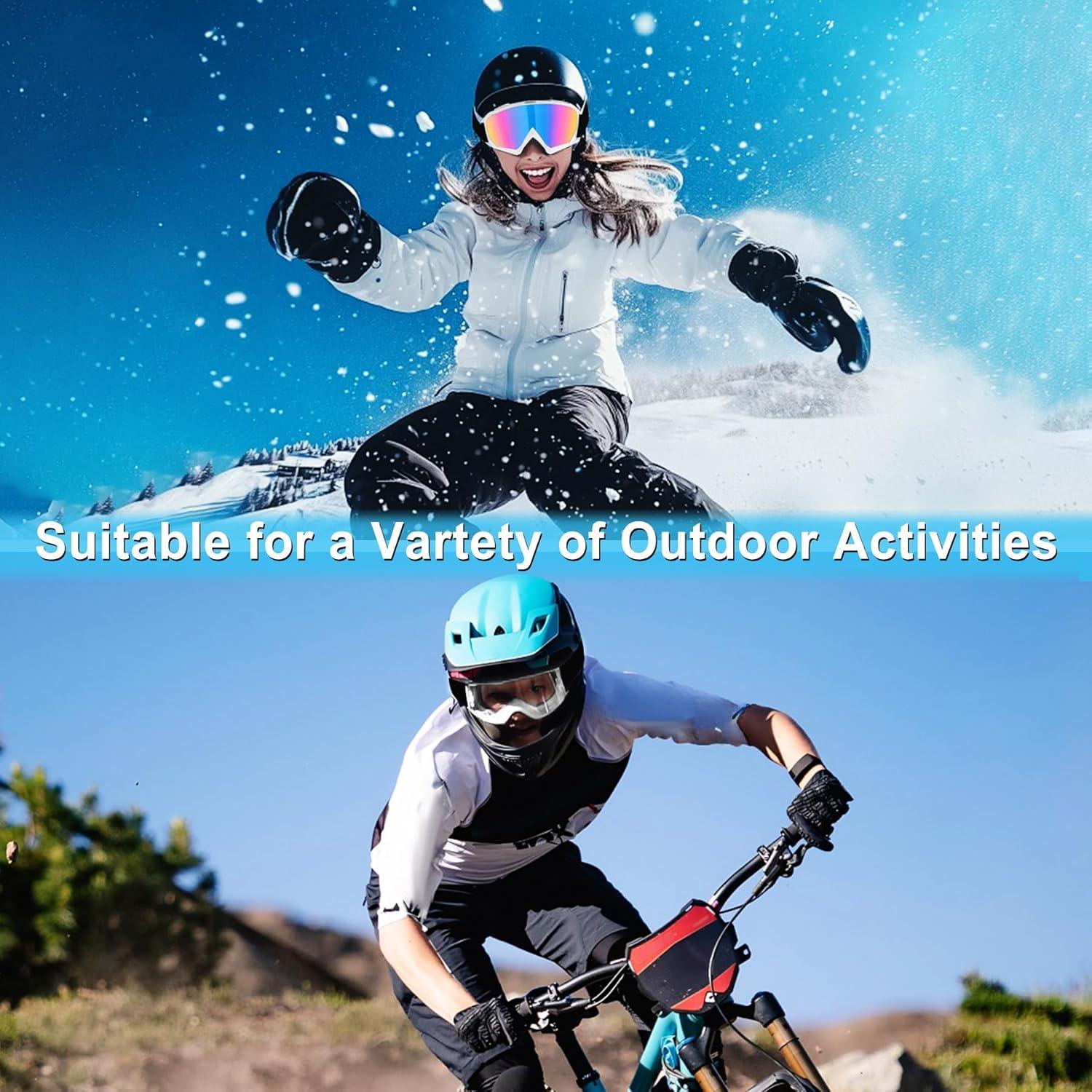 Gafas de Motocross SINGARO 2 Paquetes a Prueba de Viento