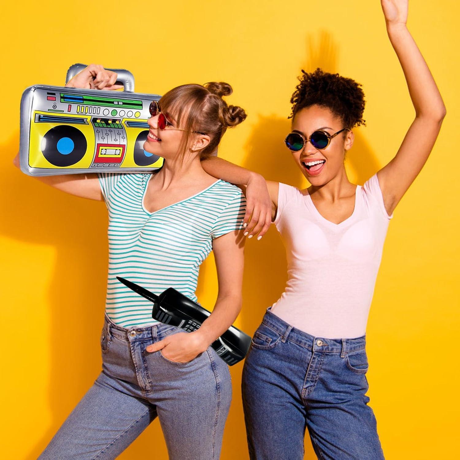 Juego de Juguetes Inflables 12 Piezas Rock Star Pynqdfu