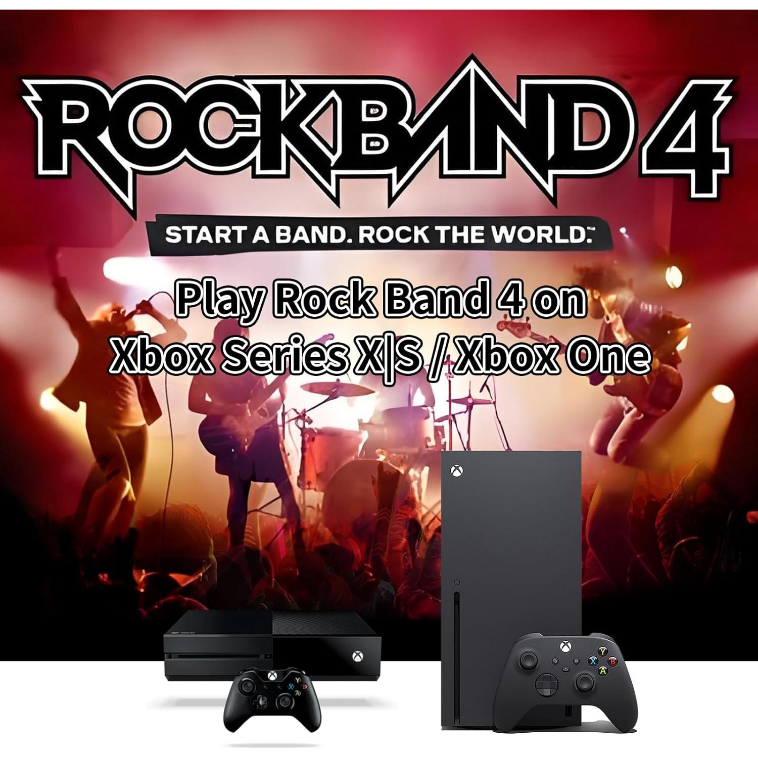 Controlador de guitarra inalámbrico NBCP para Xbox y PC - Negro