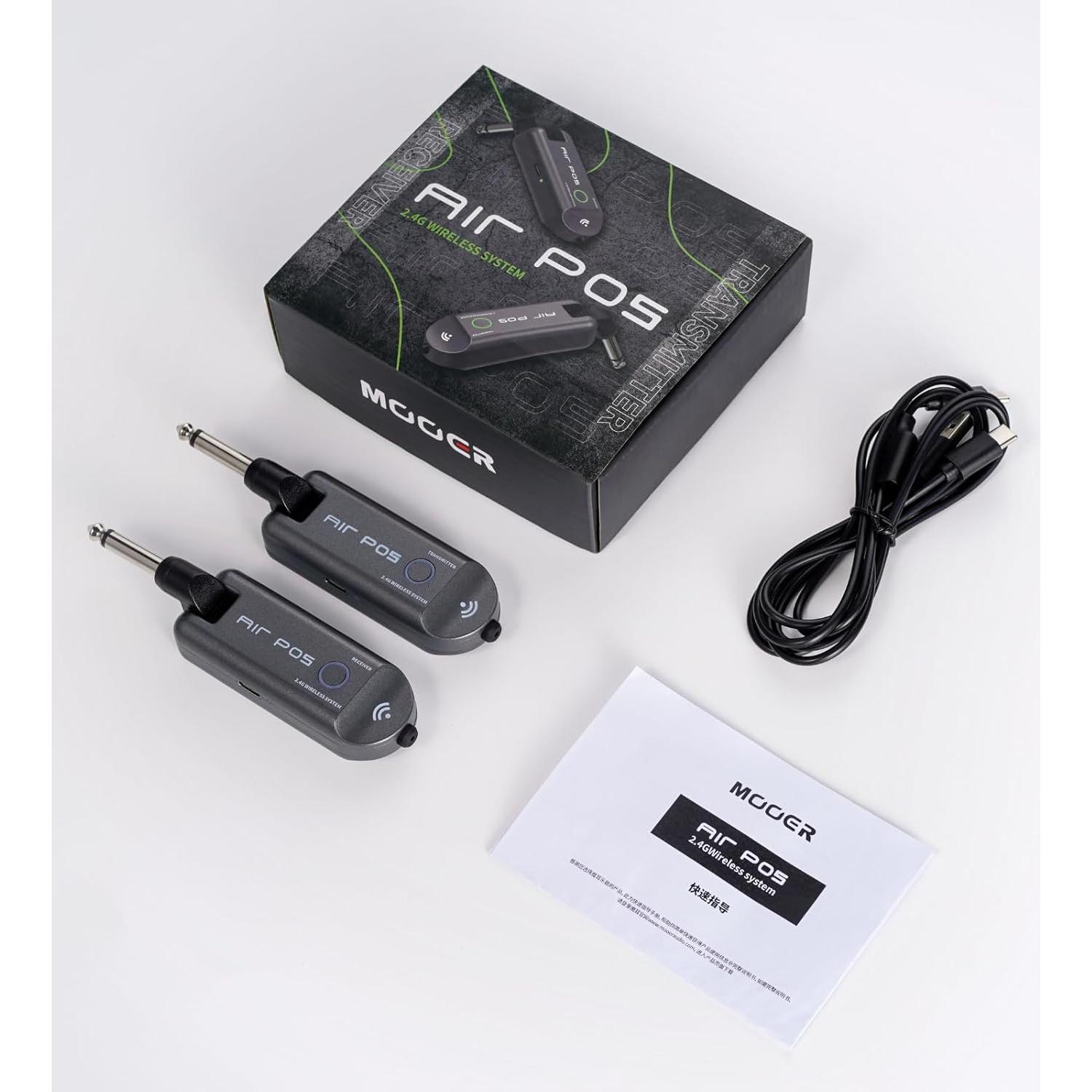 MOOER Air P05 Sistema Inalámbrico para Guitarra y Bajo