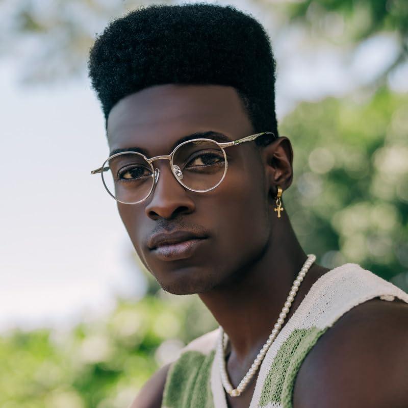 Gafas de lectura 2SeeLife doradas 1.25x estilo vintage