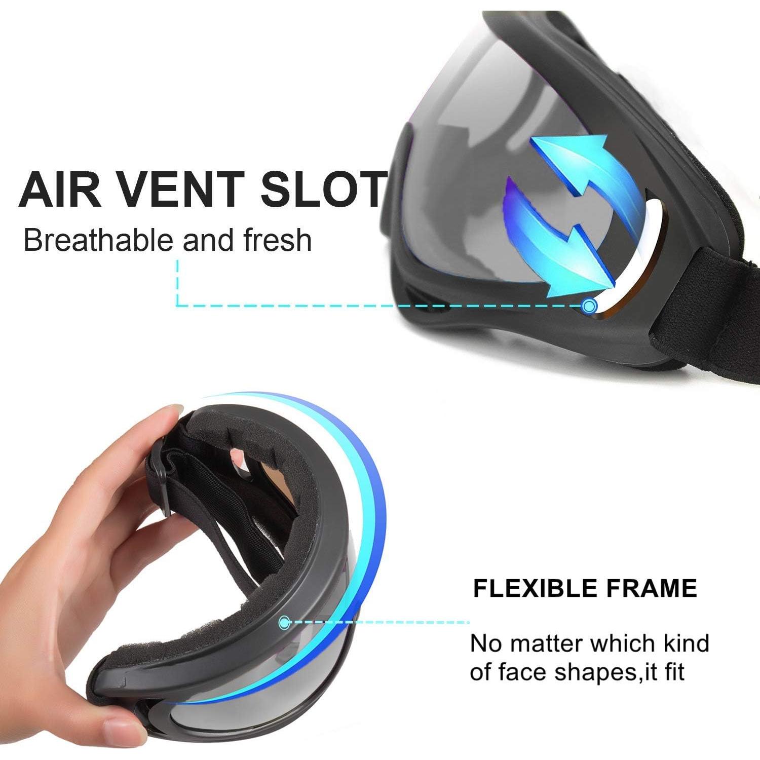 Gafas de Motocicleta LJDJ - Paquete de 2 - UV400