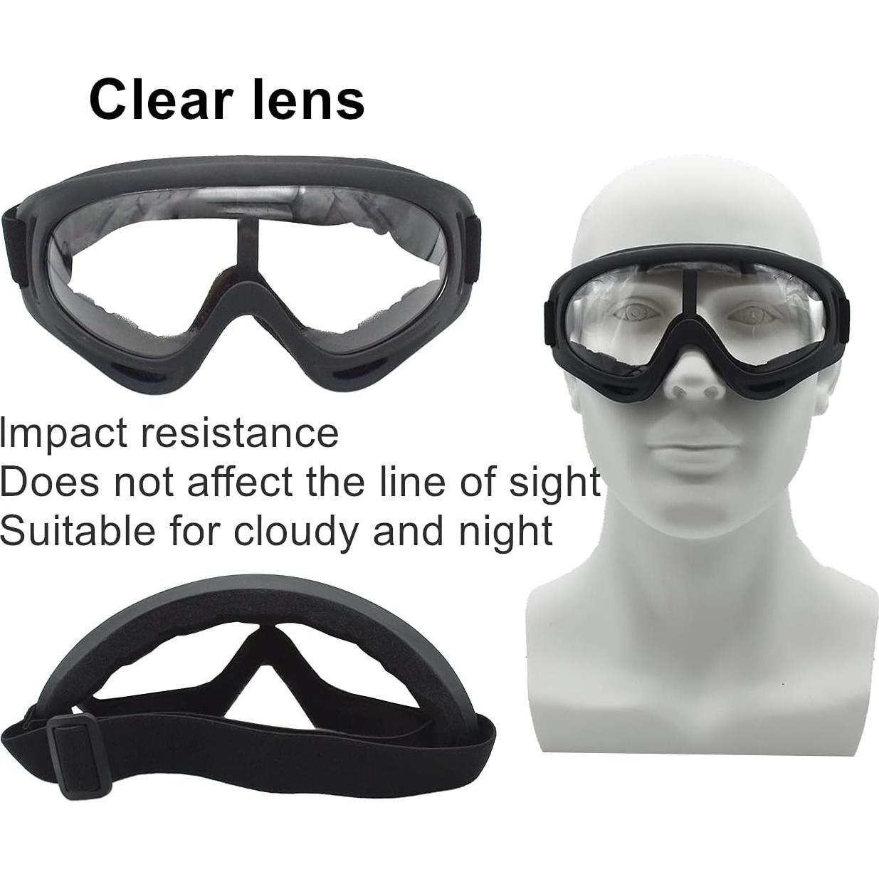 Gafas de Motocicleta LJDJ - Paquete de 2 - UV400