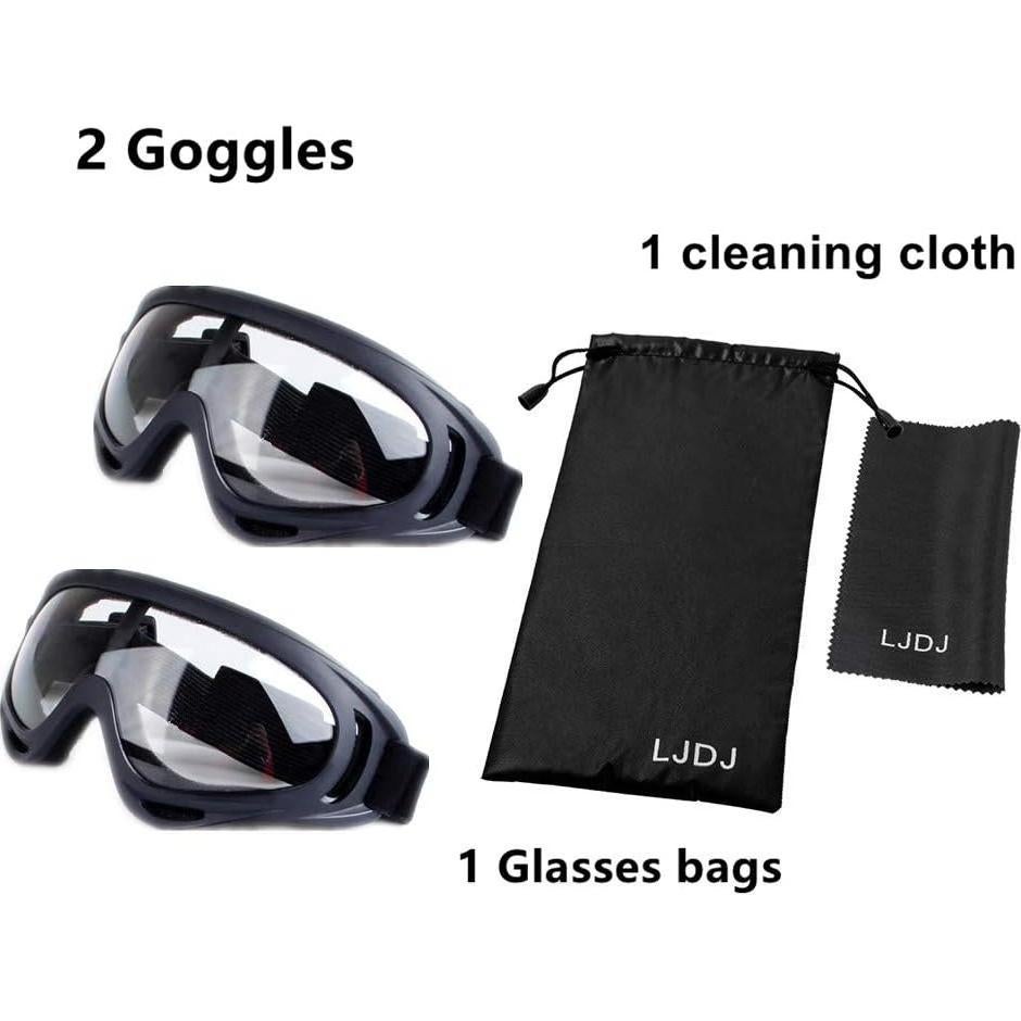 Gafas de Motocicleta LJDJ - Paquete de 2 - UV400