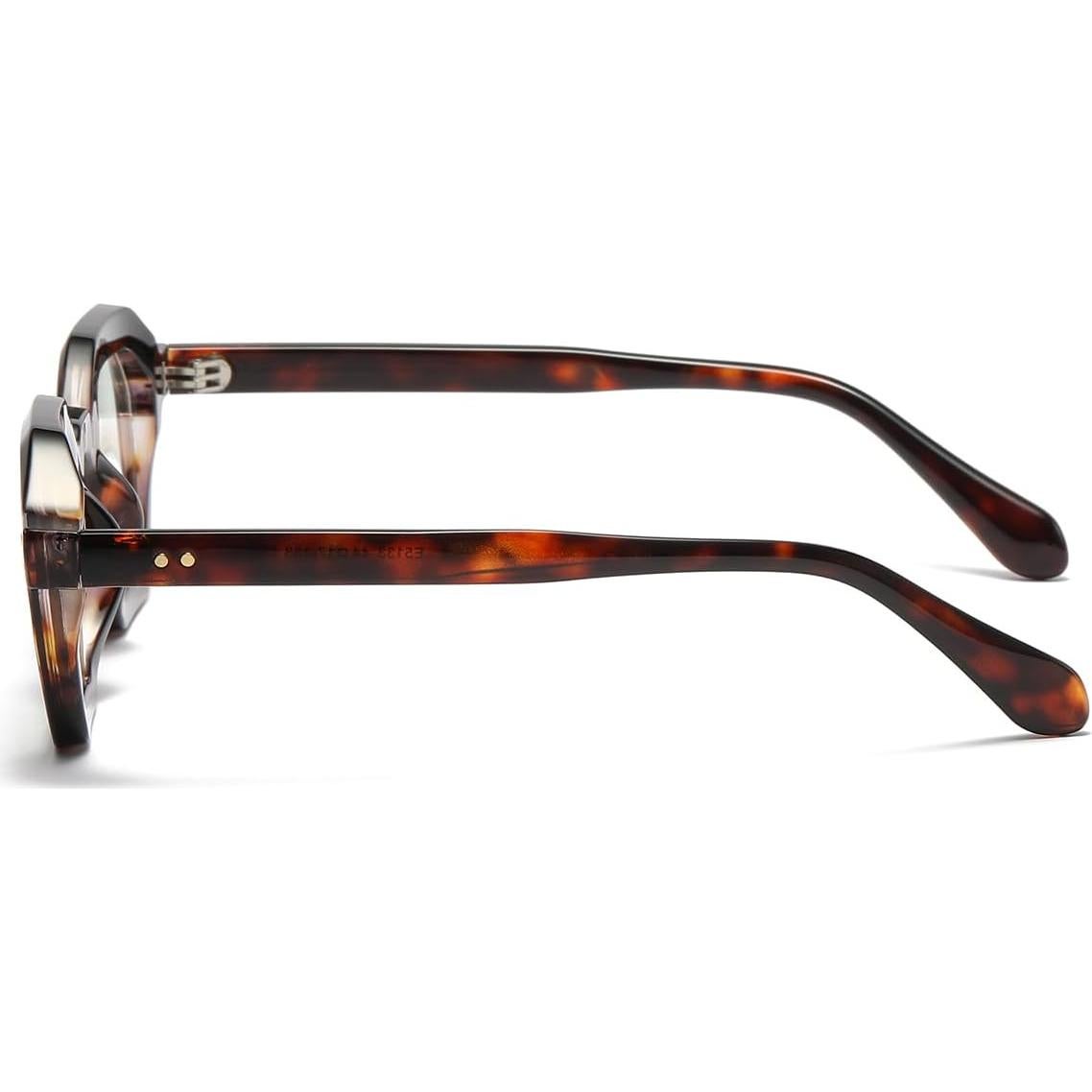 Gafas Retro JOVAKIT Octagon Unisex Lentes Anti Luz Azul